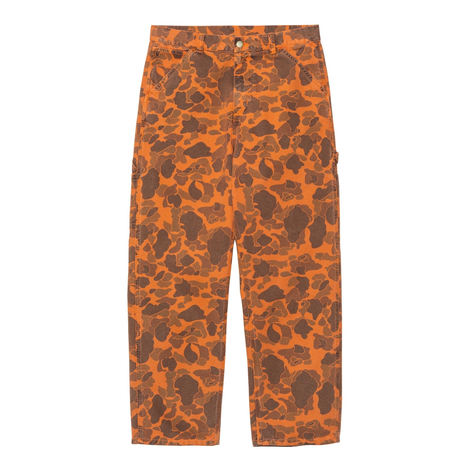 DUCK SINGLE KNEE PANT - Camo Duck, Green / Turmeric