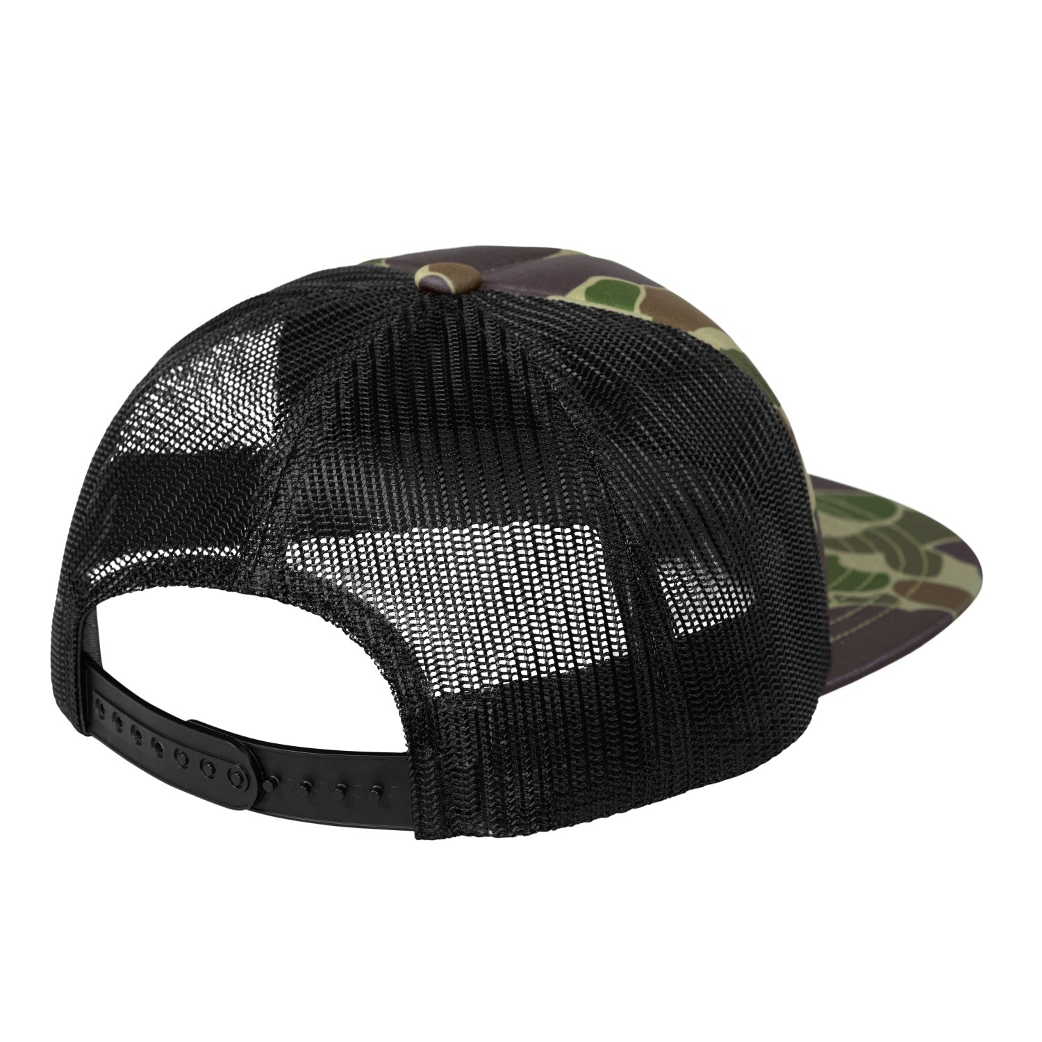 FLYING DUCKS TRUCKER CAP - Camo Duck Green