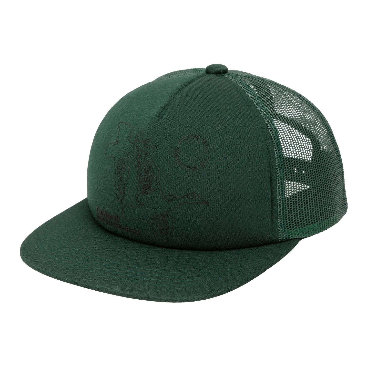 FLYING DUCKS TRUCKER CAP - Conifer