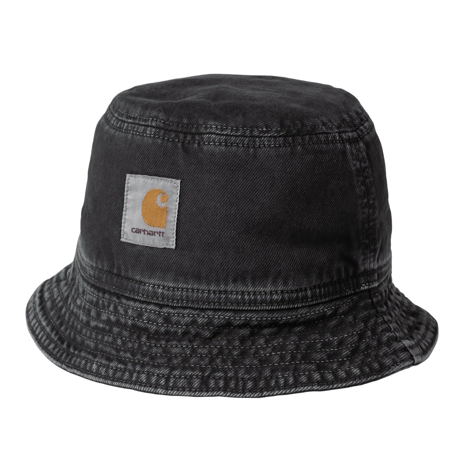 GARRISON BUCKET HAT - Black (stone dyed)