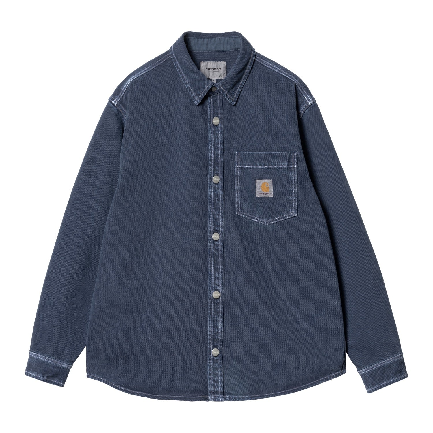 GEORGE SHIRT JAC - Air Force Blue (stone dyed)