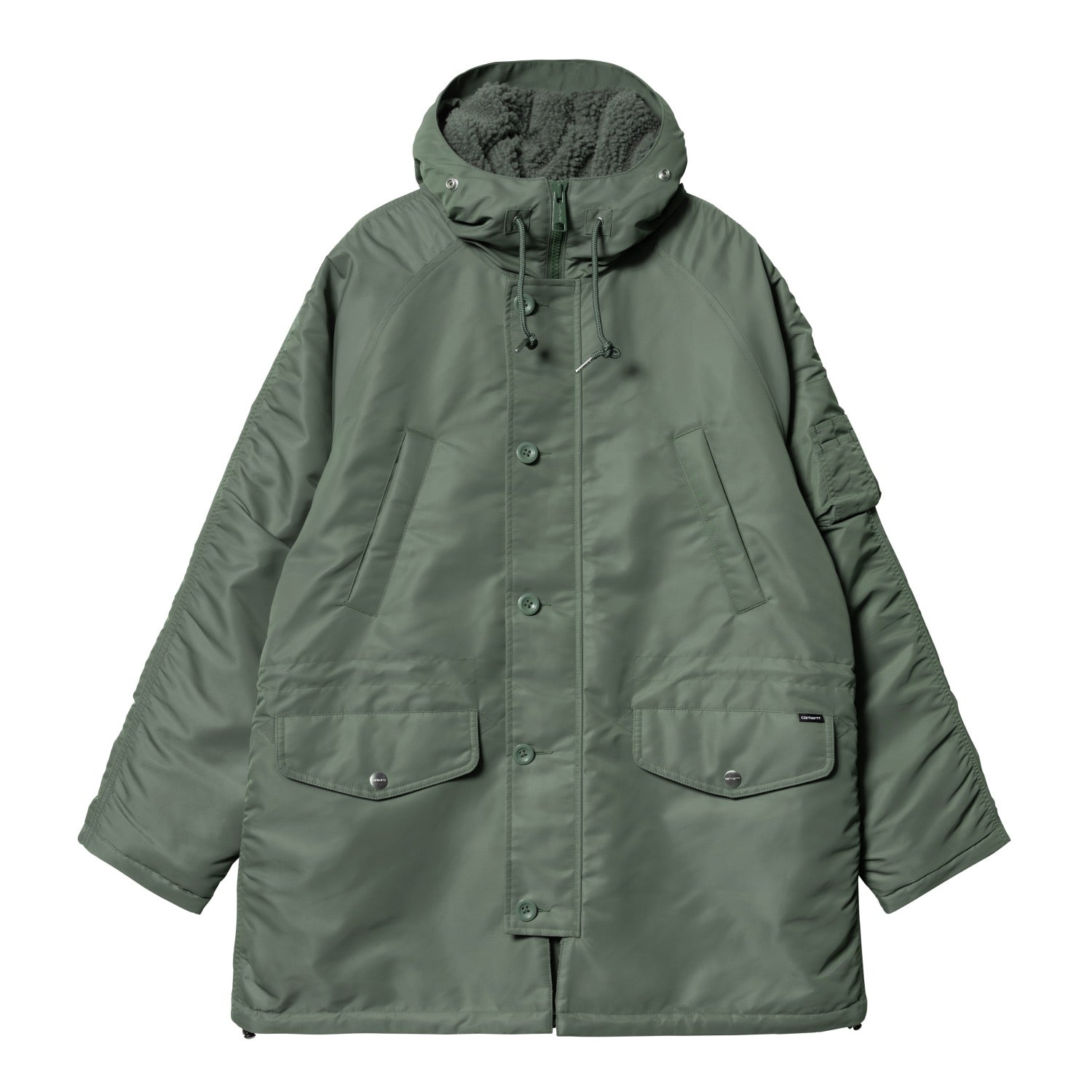 HOODED OLTEN PARKA - Duck Green 10