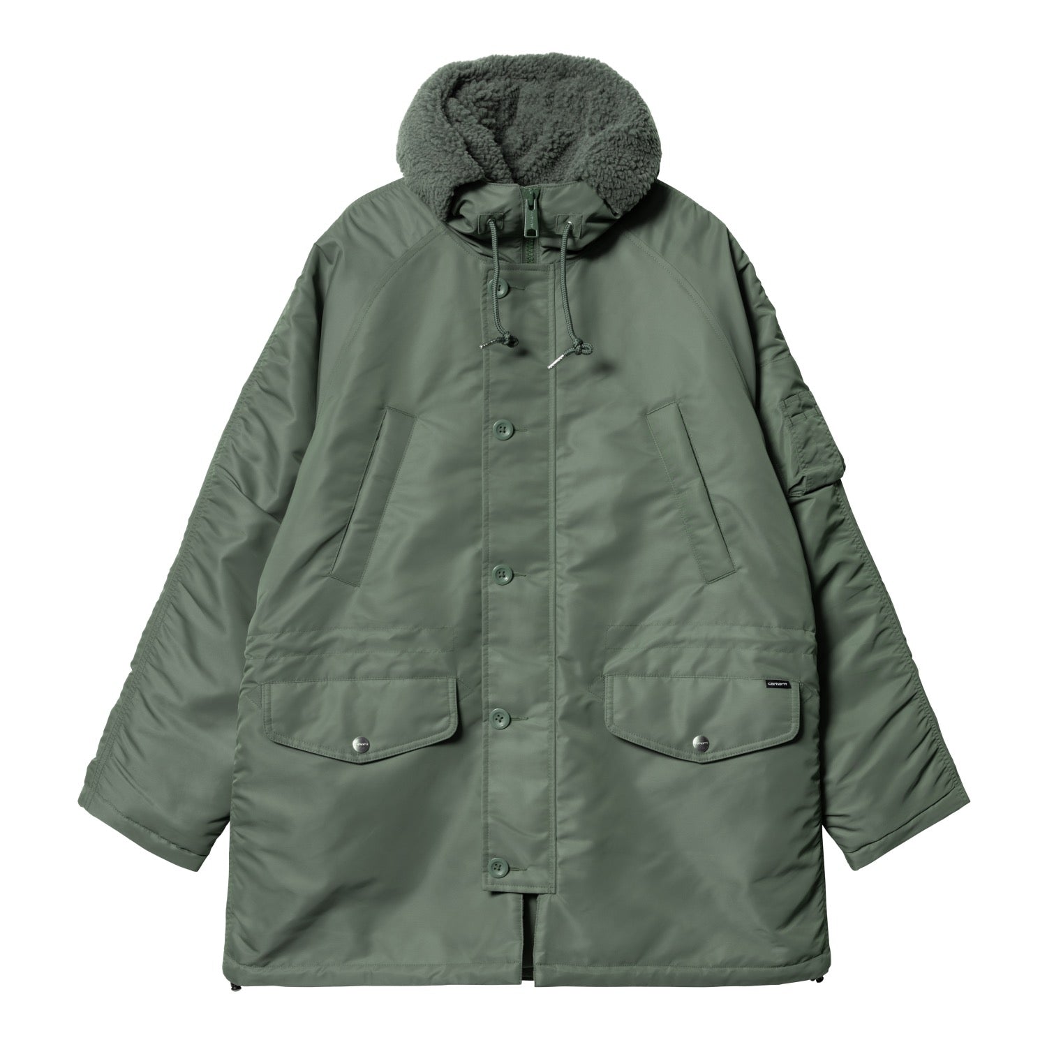 HOODED OLTEN PARKA - Duck Green 1