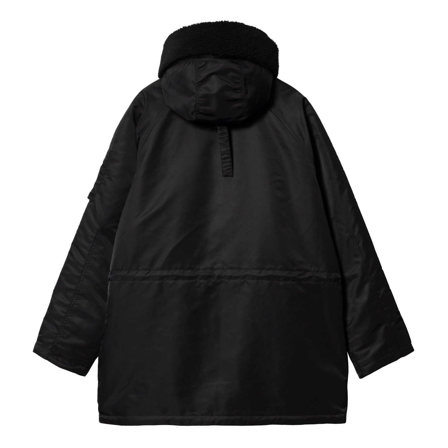 HOODED OLTEN PARKA - Black