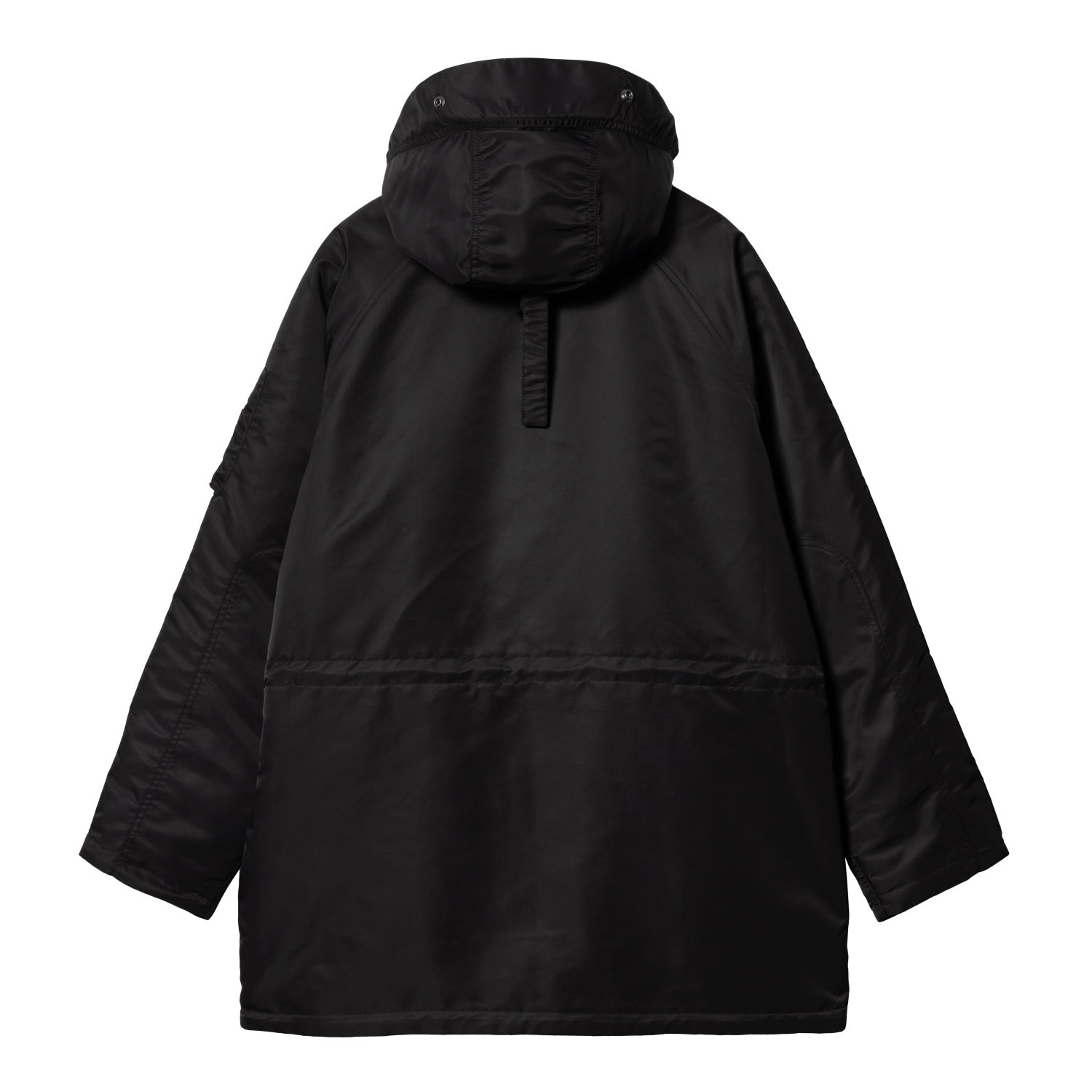 HOODED OLTEN PARKA - Black