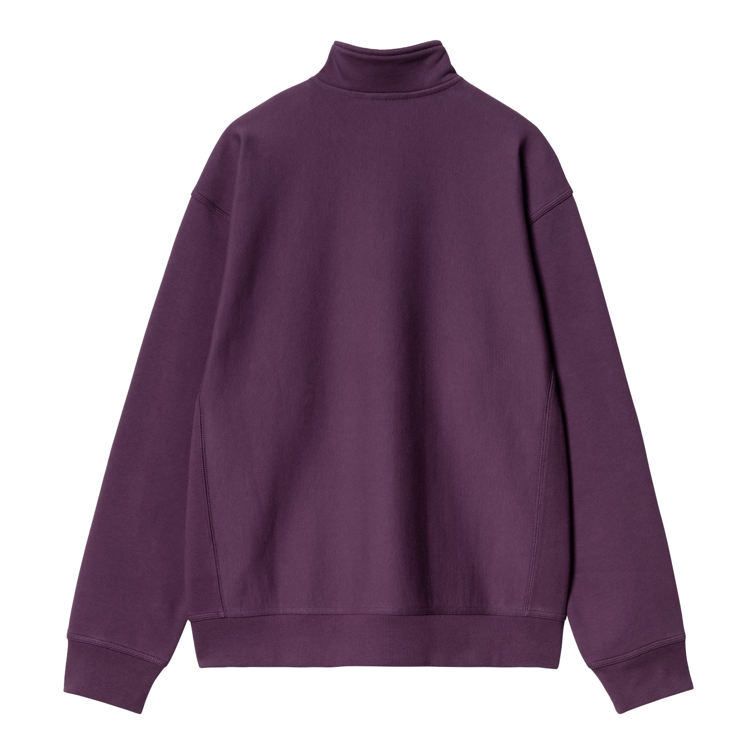 HALF ZIP AMERICAN SCRIPT SWEAT - Huckleberry