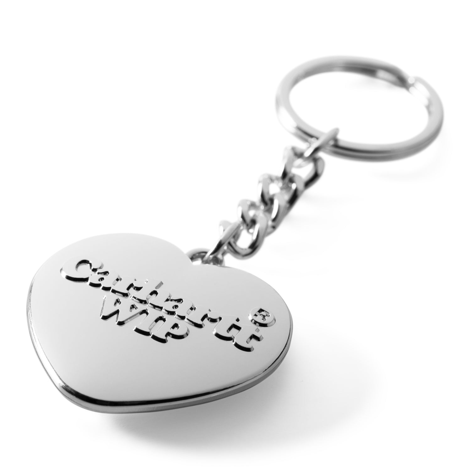 HEART KEYCHAIN - Silver