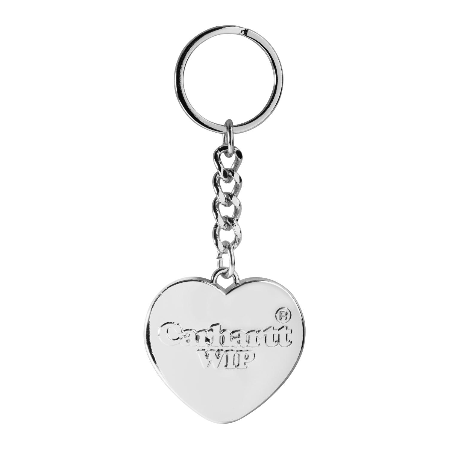 HEART KEYCHAIN - Silver
