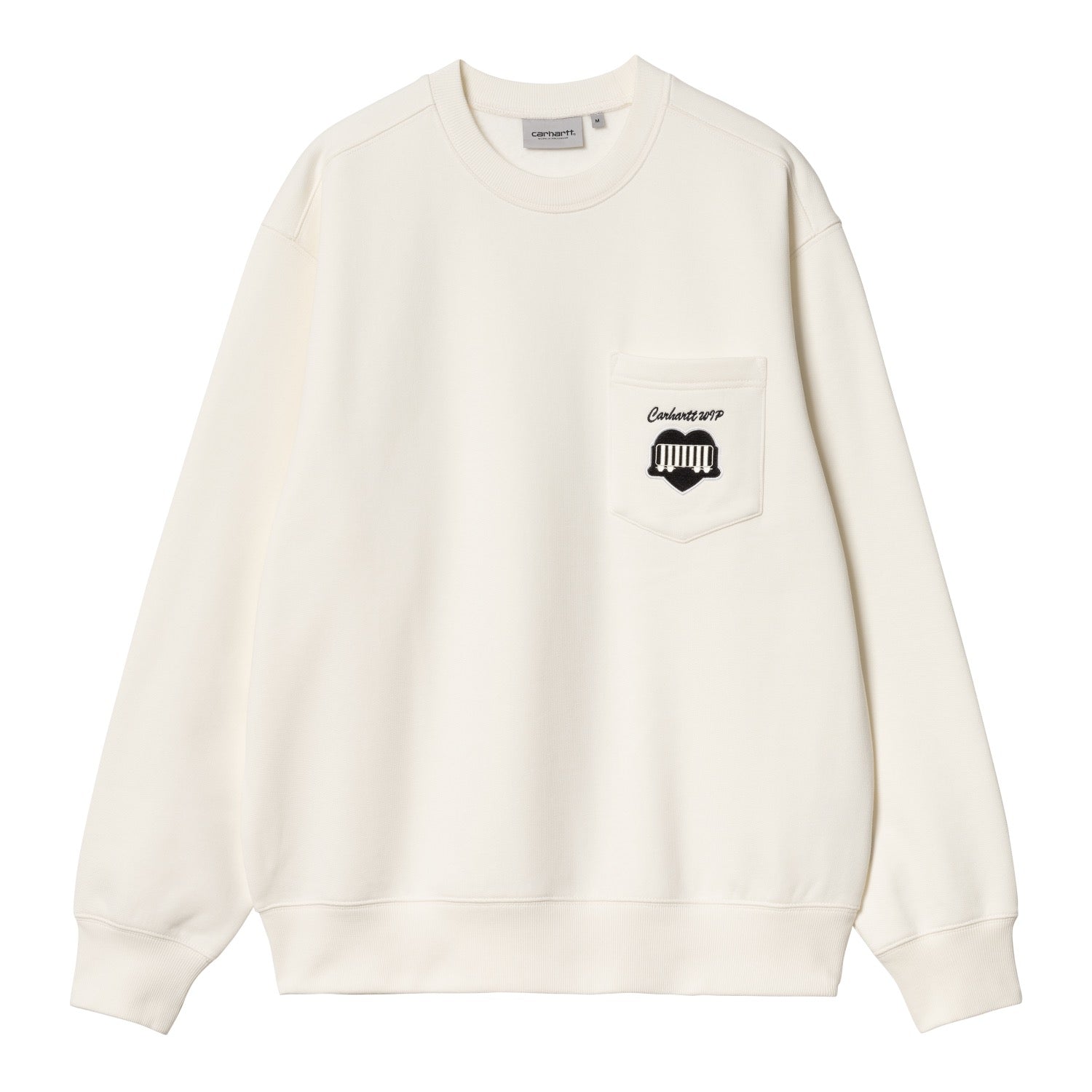 HEART TRAIN POCKET SWEAT - Wax