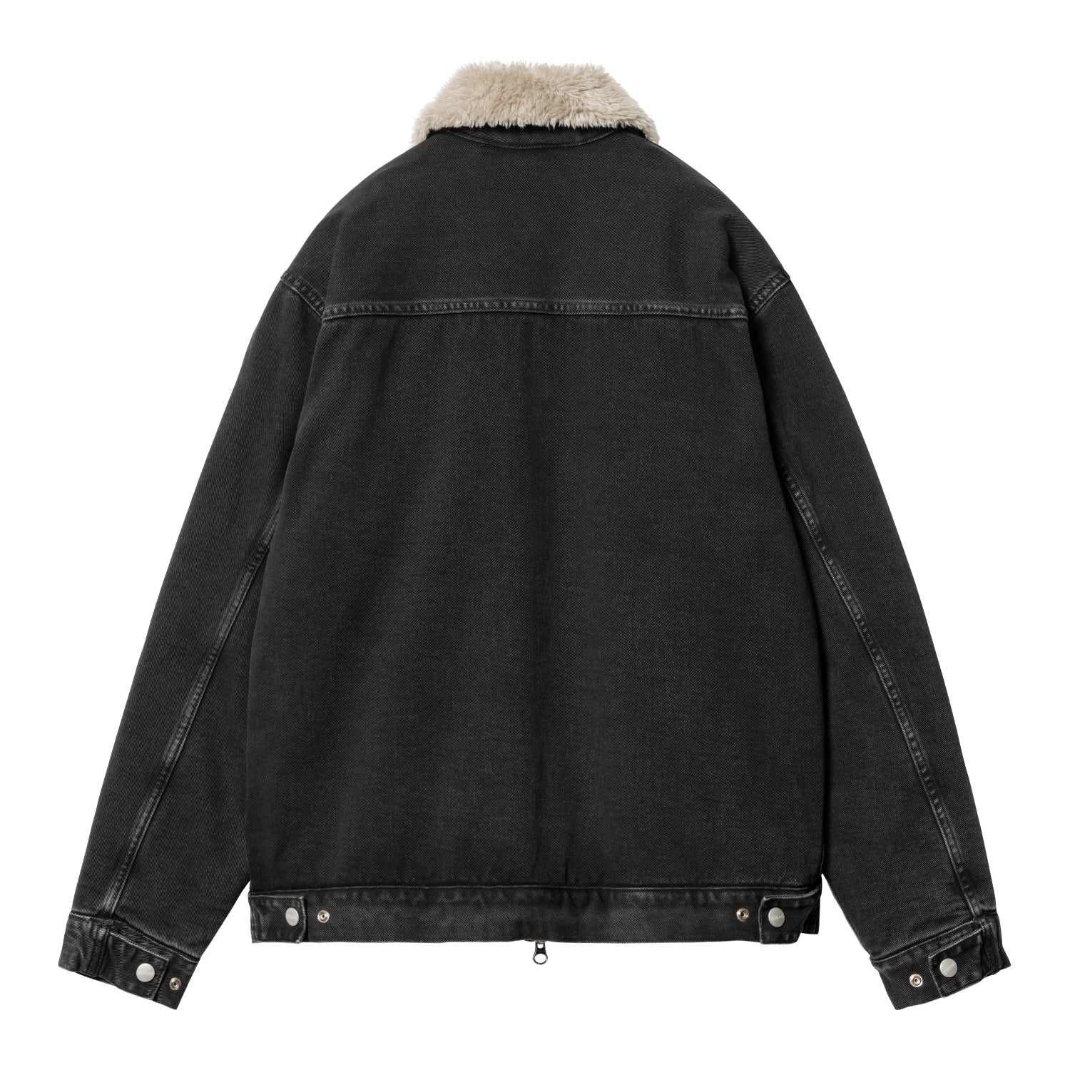 HERALD JACKET - Black / Wall (stone washed)