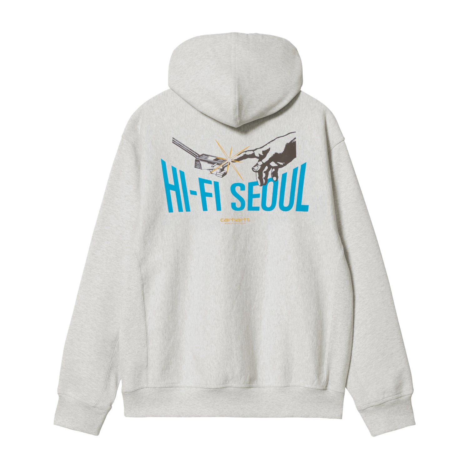 HOODED KOMPAKT SWEAT  - Ash Heather