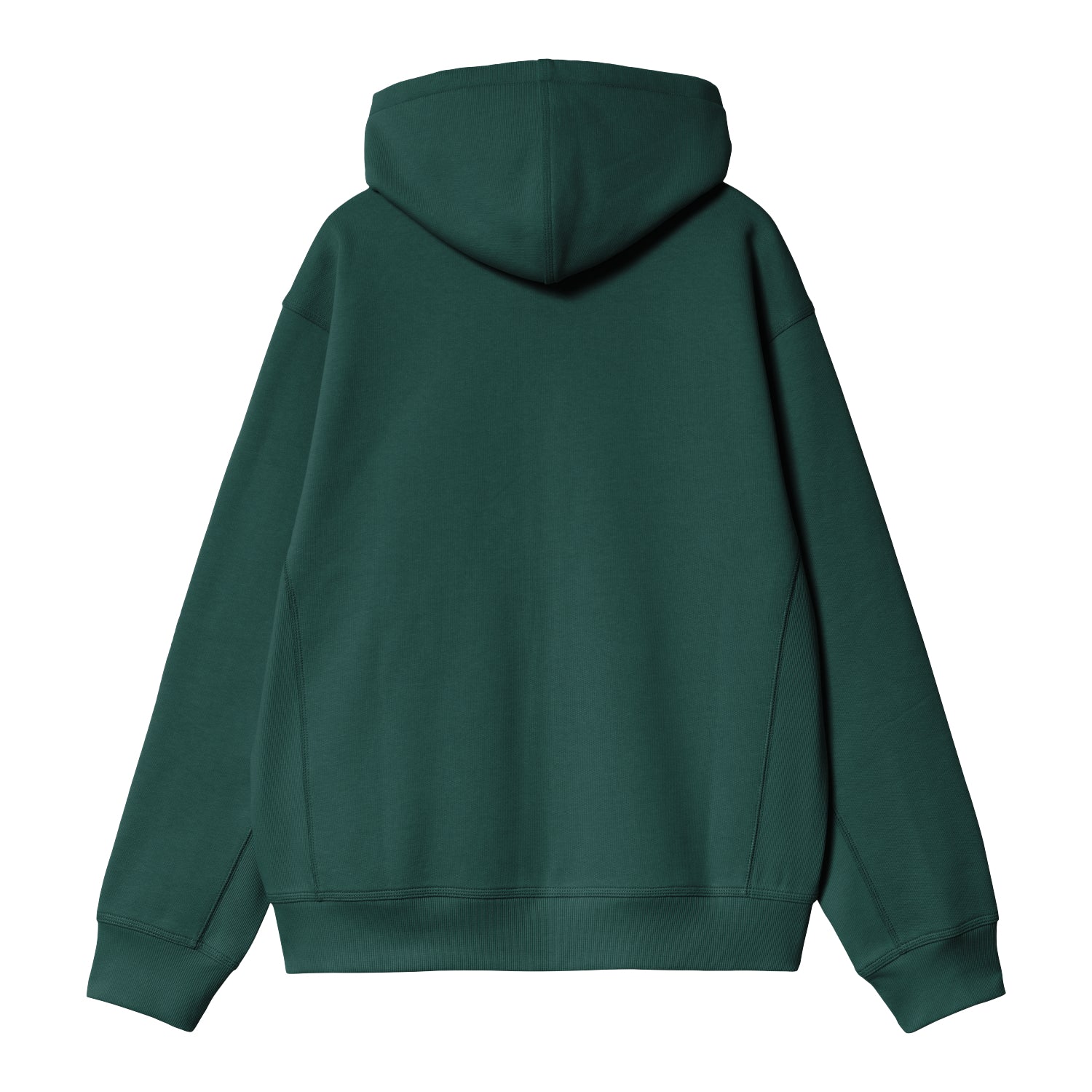 HOODED AMERICAN SCRIPT JACKET - Dark Fir