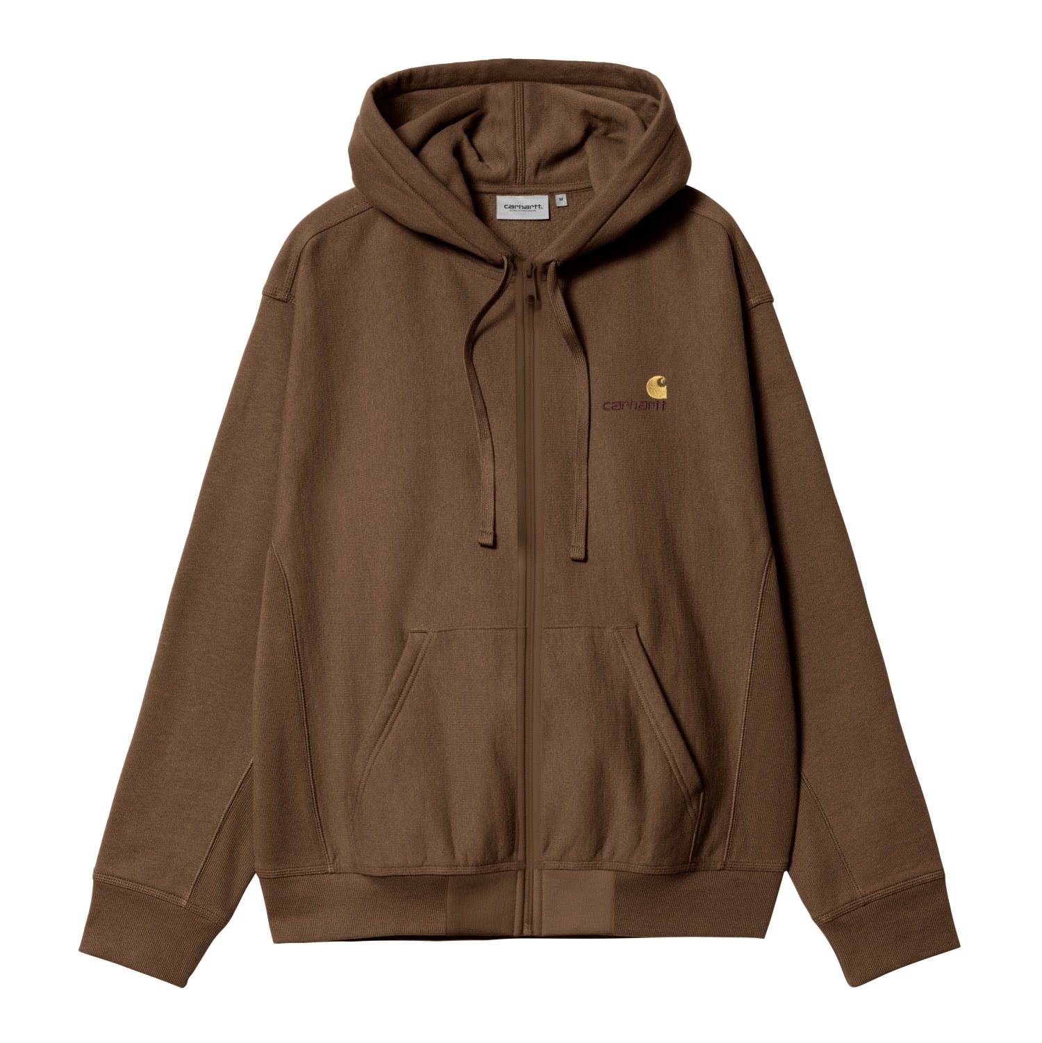 HOODED AMERICAN SCRIPT JACKET - Lumber