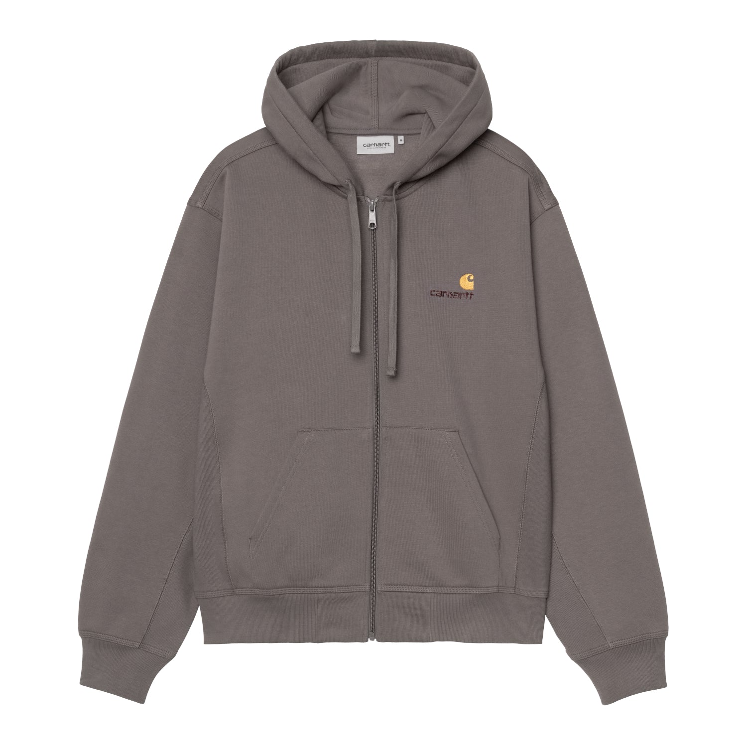 HOODED AMERICAN SCRIPT JACKET - Porphyry