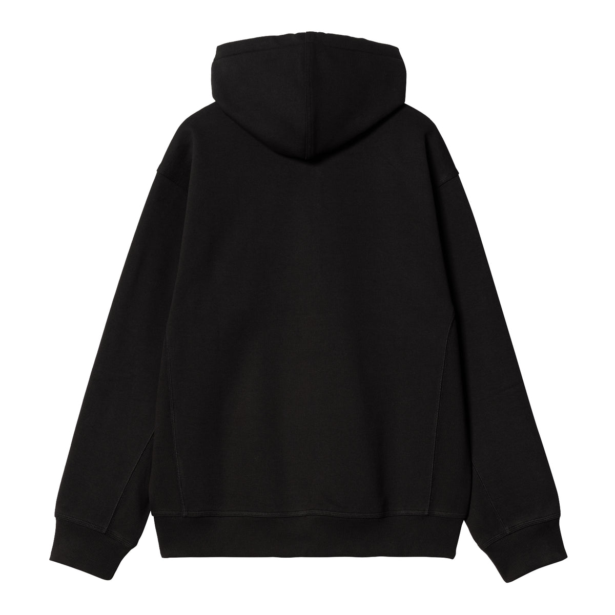 HOODED AMERICAN SCRIPT JACKET - Black 6