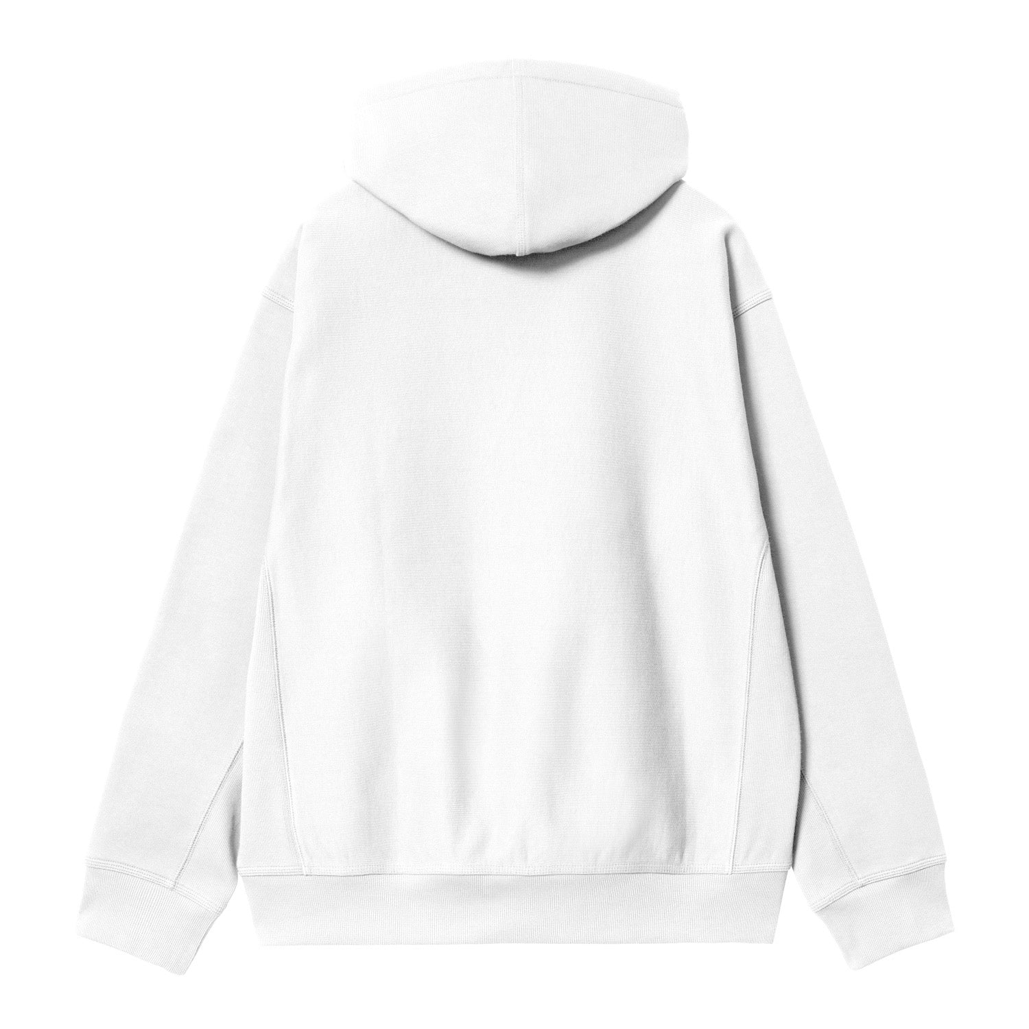 HOODED AMERICAN SCRIPT SWEATSHIRT - White