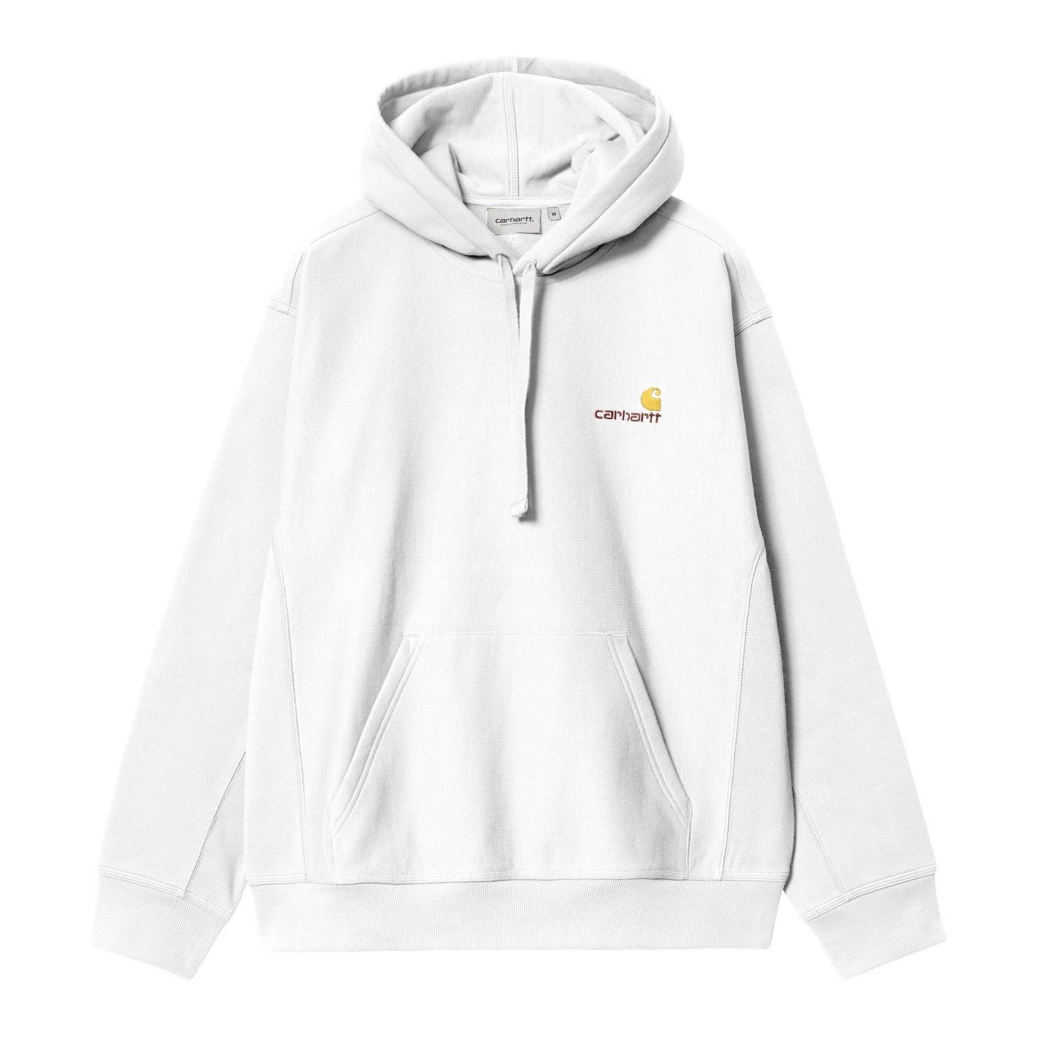 HOODED AMERICAN SCRIPT SWEATSHIRT - White