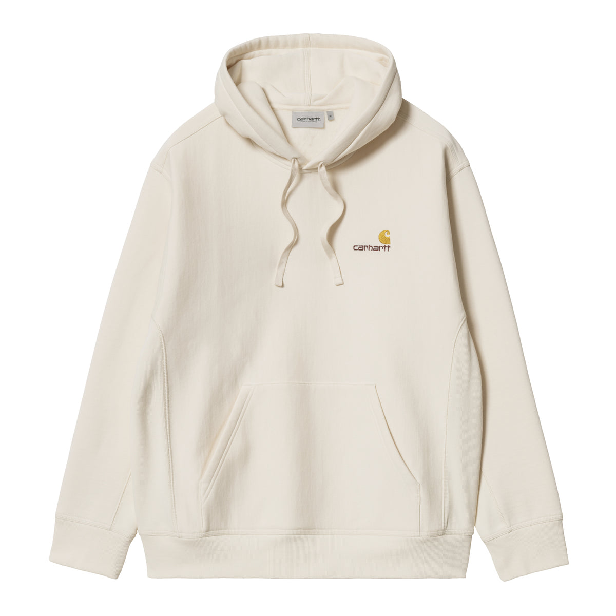 HOODED AMERICAN SCRIPT SWEAT - Natural 1