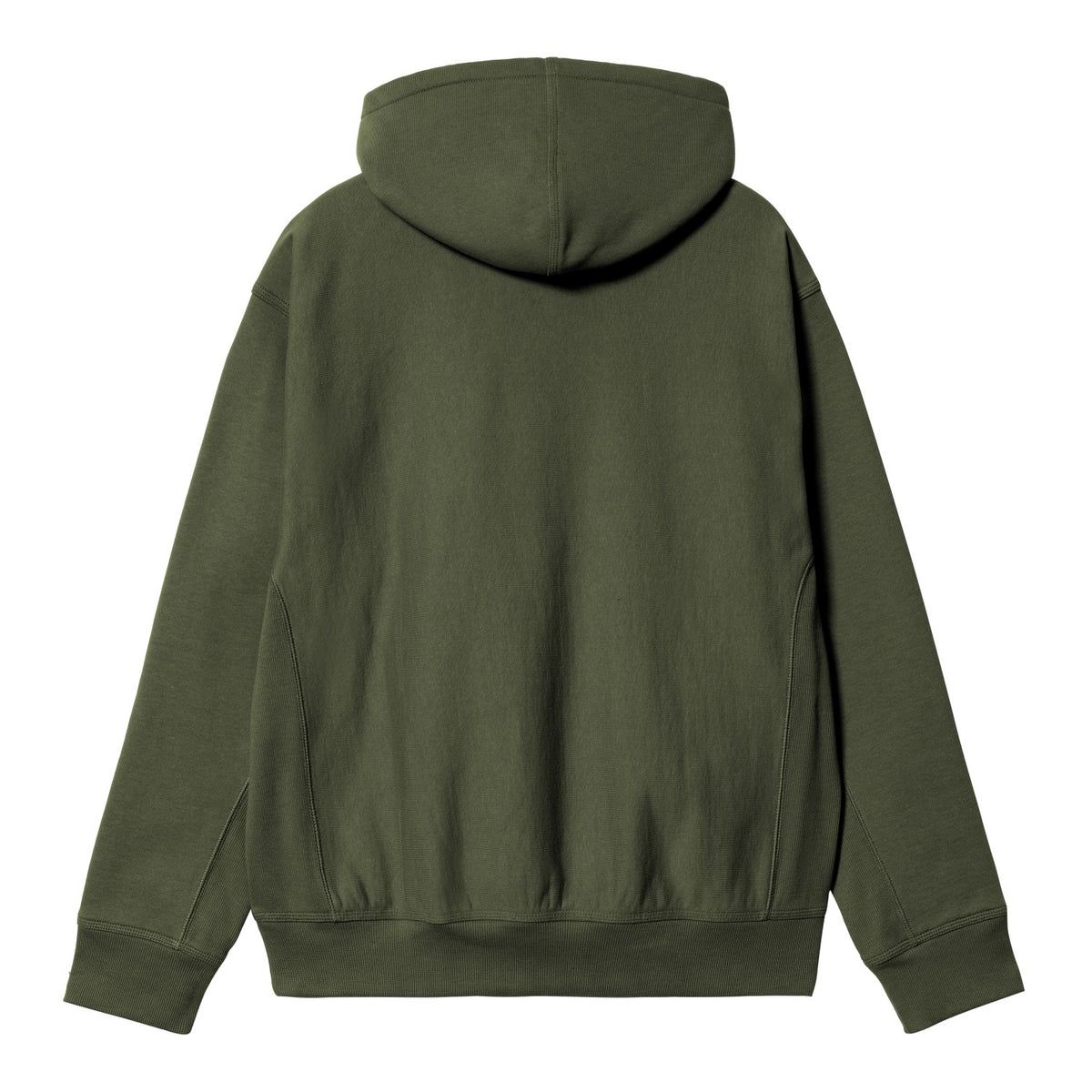 HOODED AMERICAN SCRIPT SWEAT - Tarragon 5