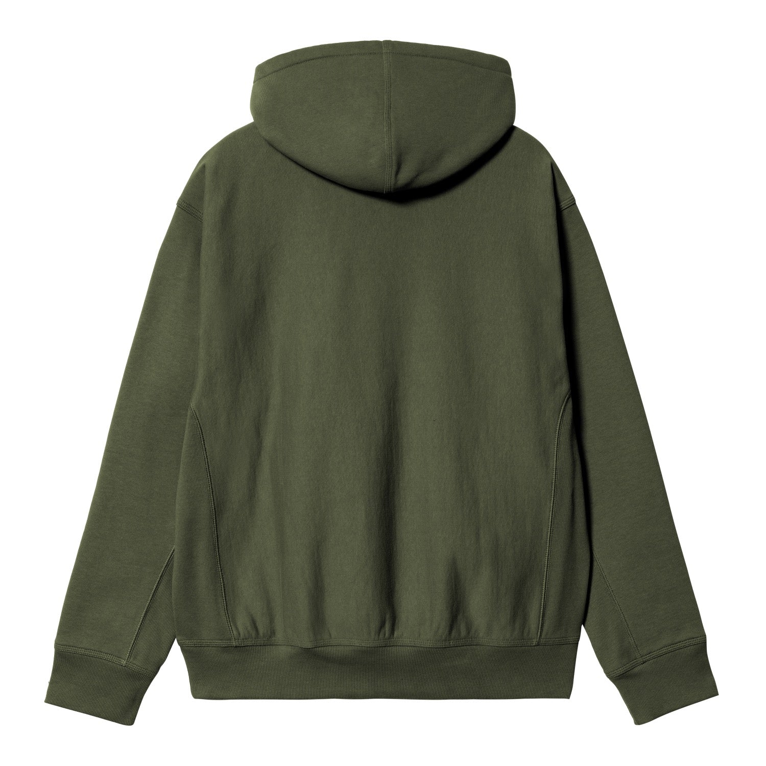 HOODED AMERICAN SCRIPT SWEAT - Tarragon