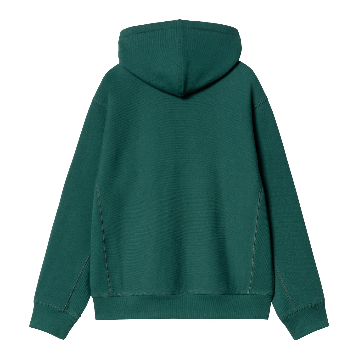 HOODED AMERICAN SCRIPT SWEAT - Malachite