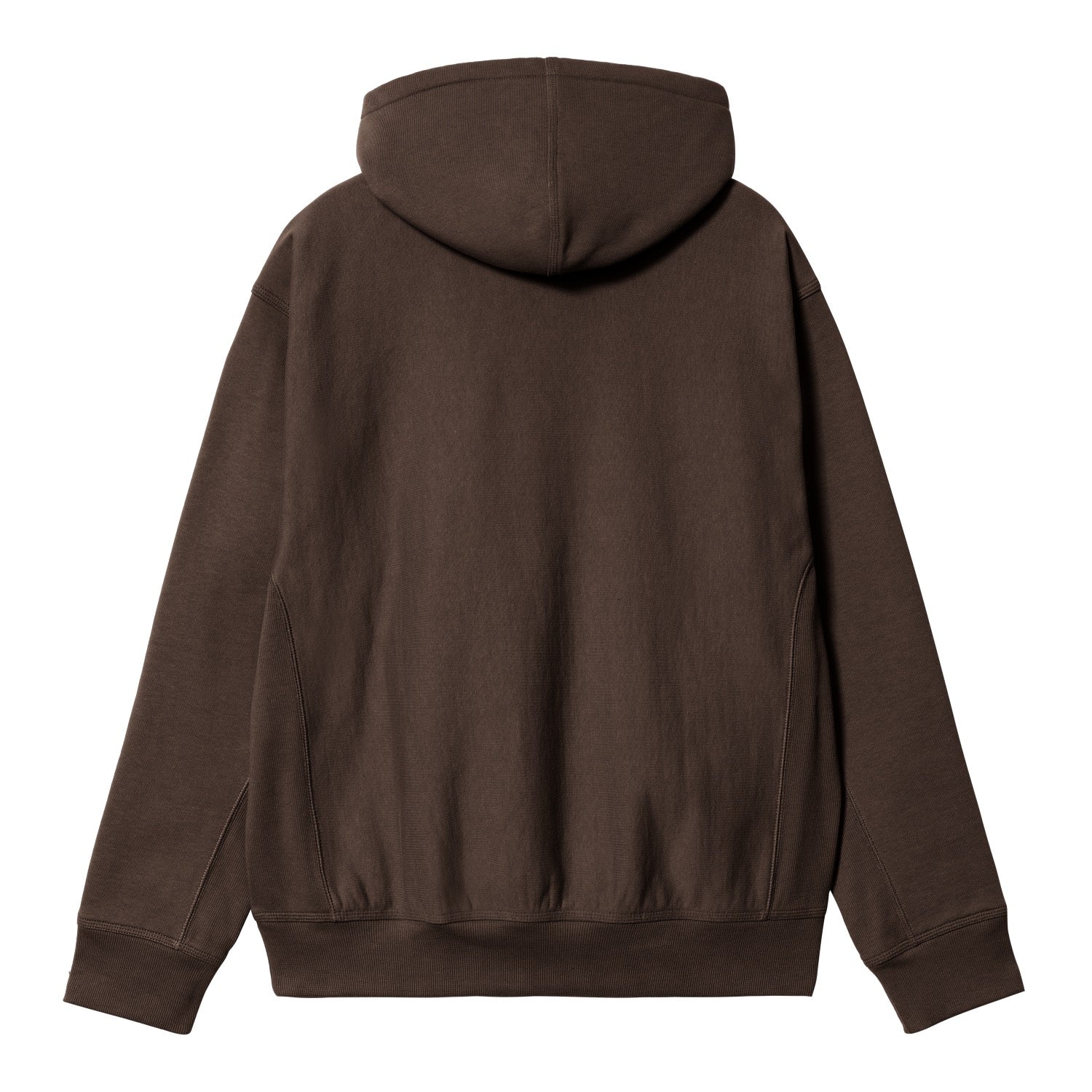 HOODED AMERICAN SCRIPT SWEATSHIRT - Tobacco