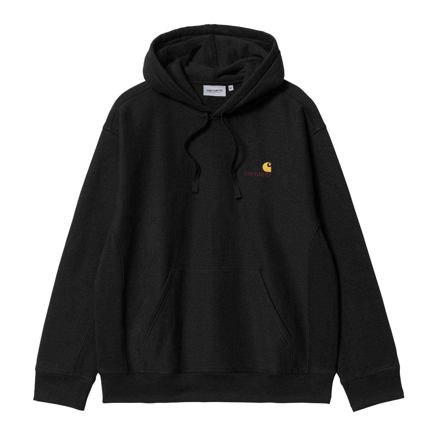 HOODED AMERICAN SCRIPT SWEAT - Black