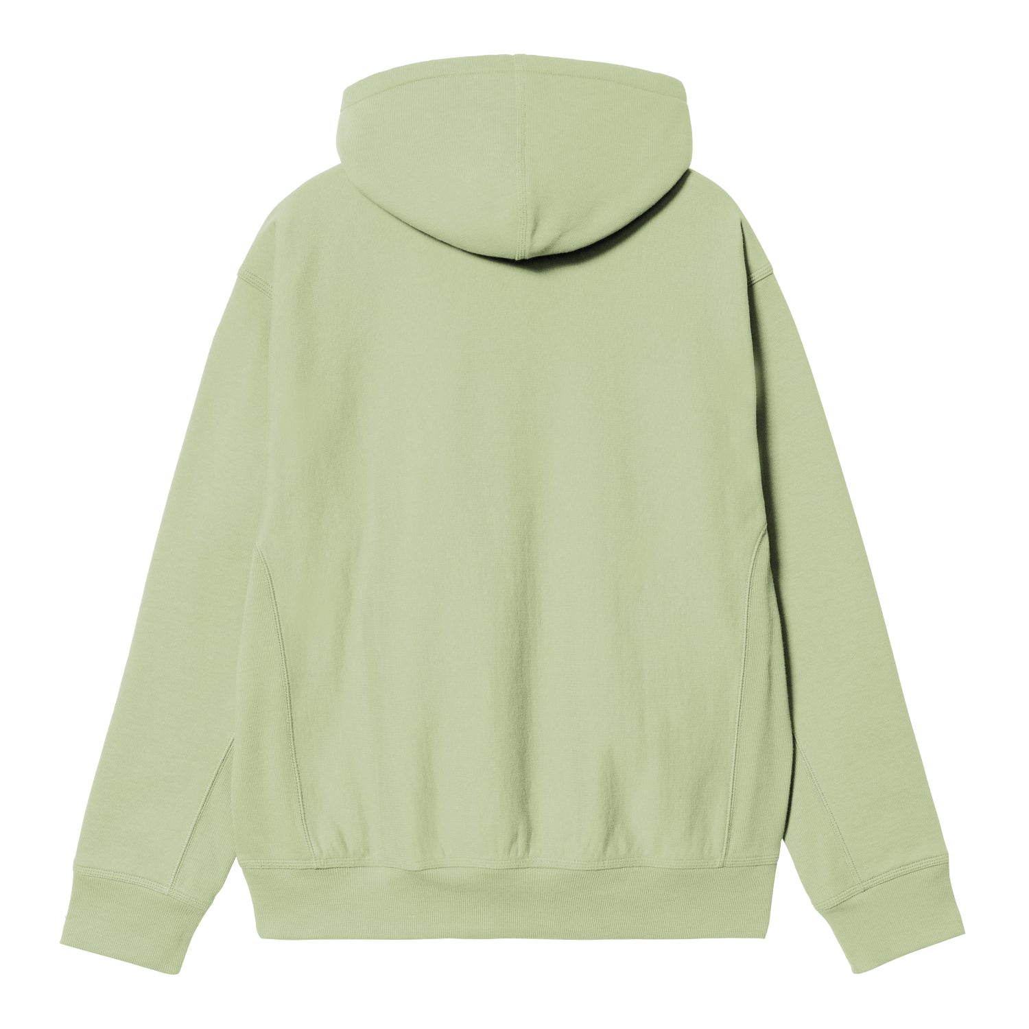 HOODED AMERICAN SCRIPT SWEAT - Pale Olive 5