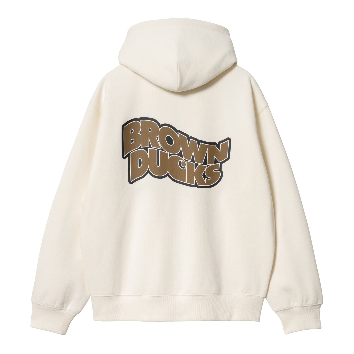 HOODED BROWN DUCKS JACKET - Wax