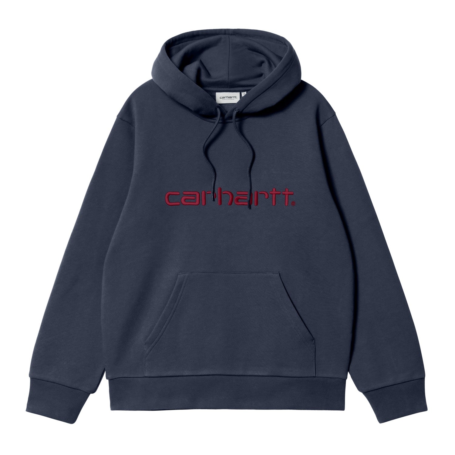 HOODED CARHARTT SWEAT - Air Force Blue / Malbec