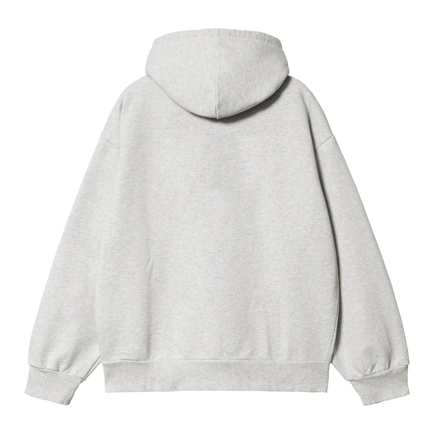 HOODED CARHARTT SWEAT - Ash Heather / Duck Blue