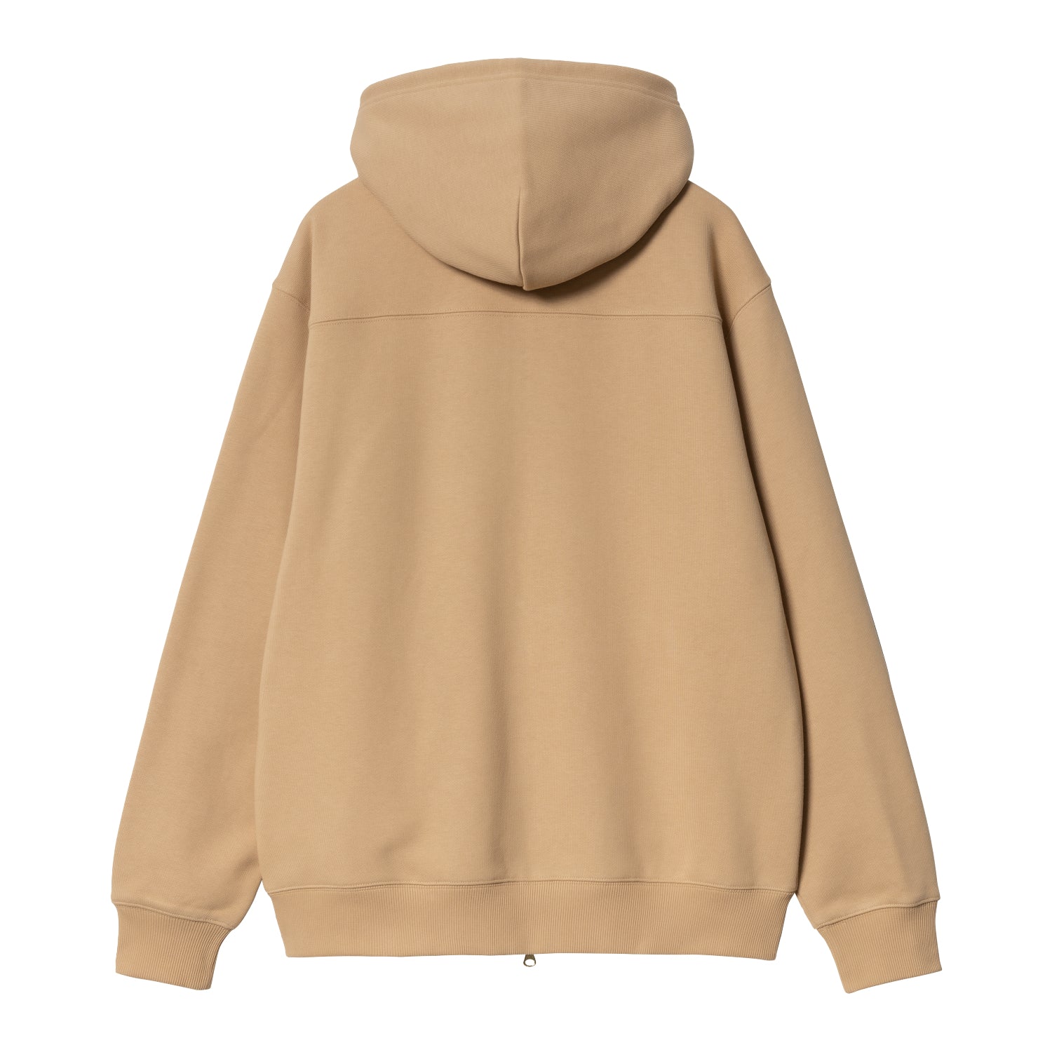 HOODED ELDON SWEAT JACKET - Dusty H Brown