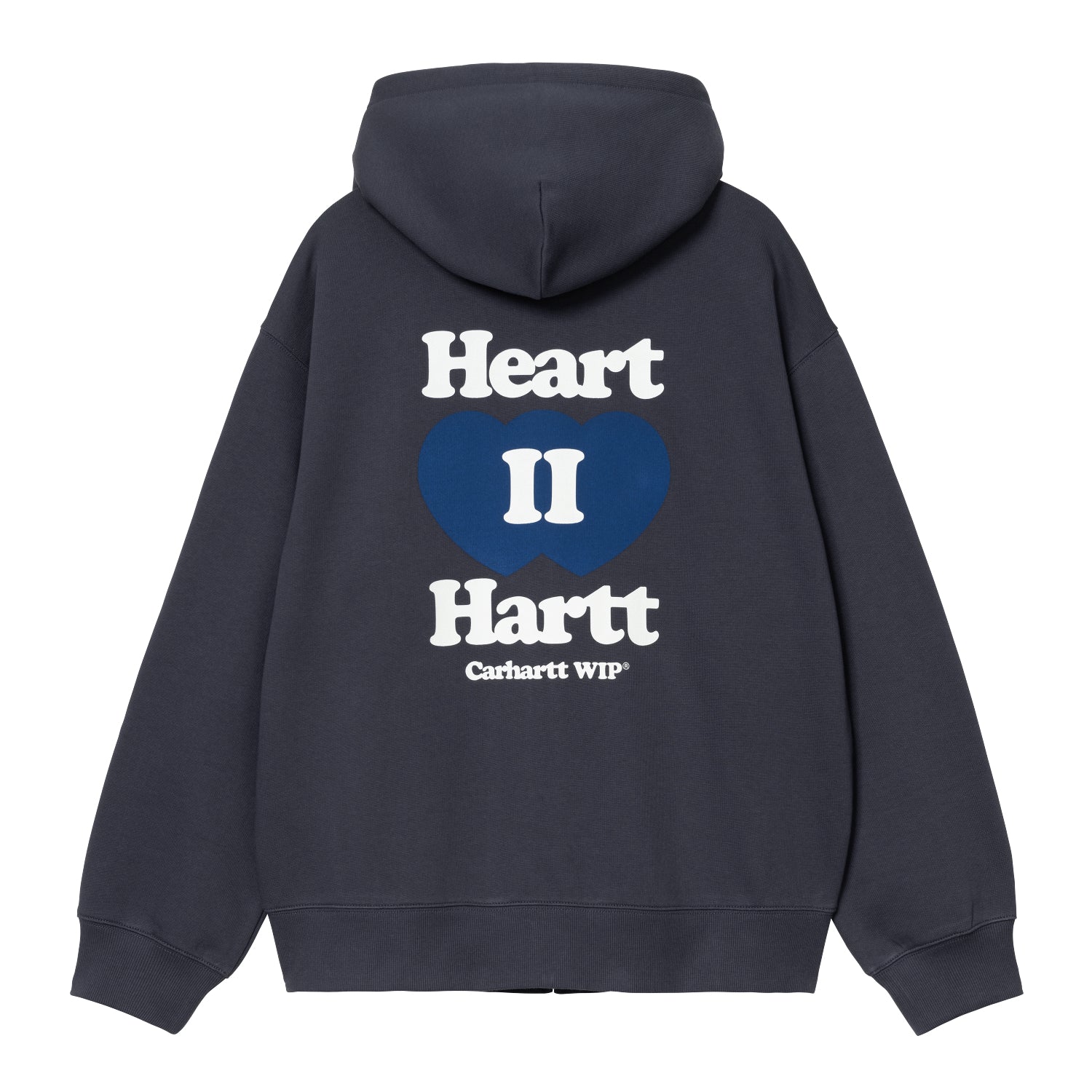 HOODEDHEART II HARTT SWEAT JACKET - Blue