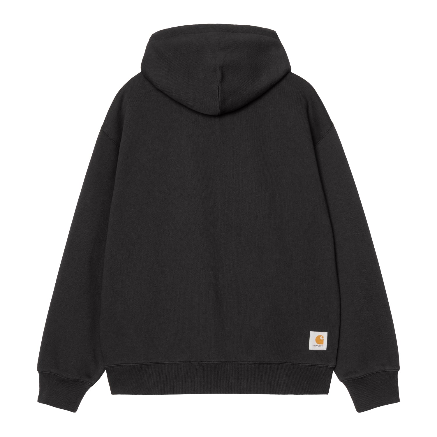 HOODED MINI WIP SWEAT JACKET - Black (stone washed)