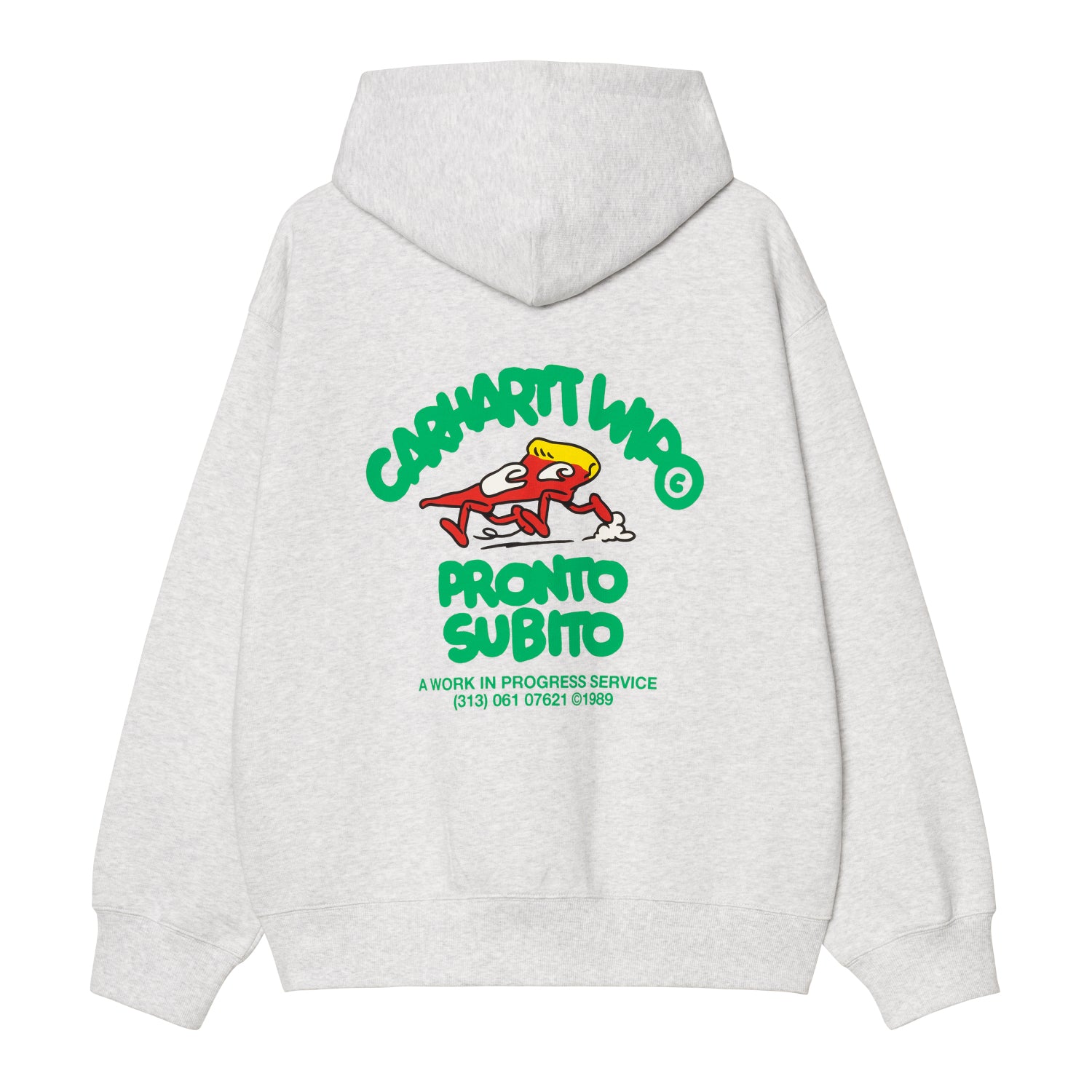 HOODED PRONTO SWEAT JACKET - Ash Heather 6