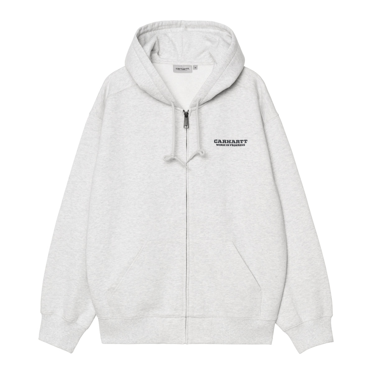 HOODED RUNAWAY SWEAT JACKET - Ash Heather / Malachite (stone washed) 1