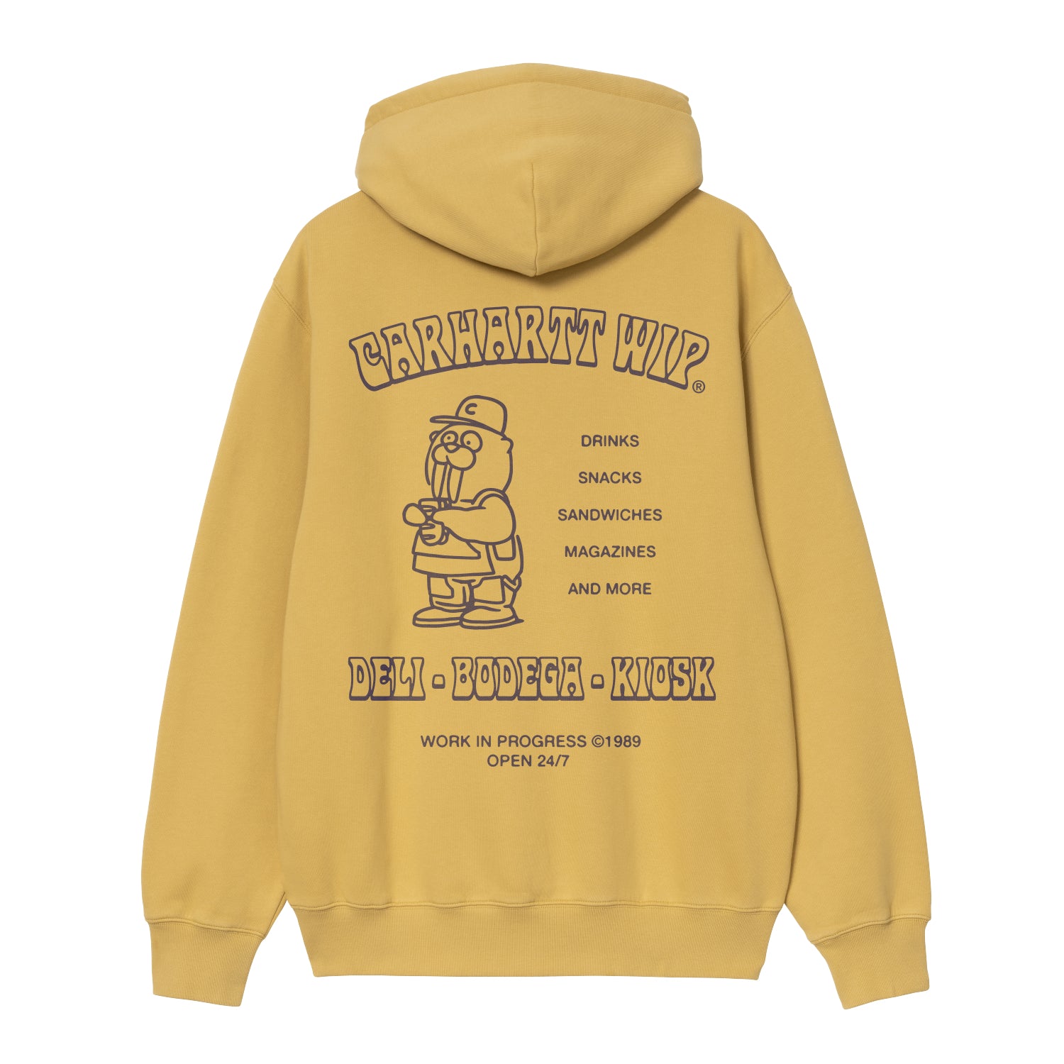 HOODED SANDWICH SWEAT - Suncrest / Purple