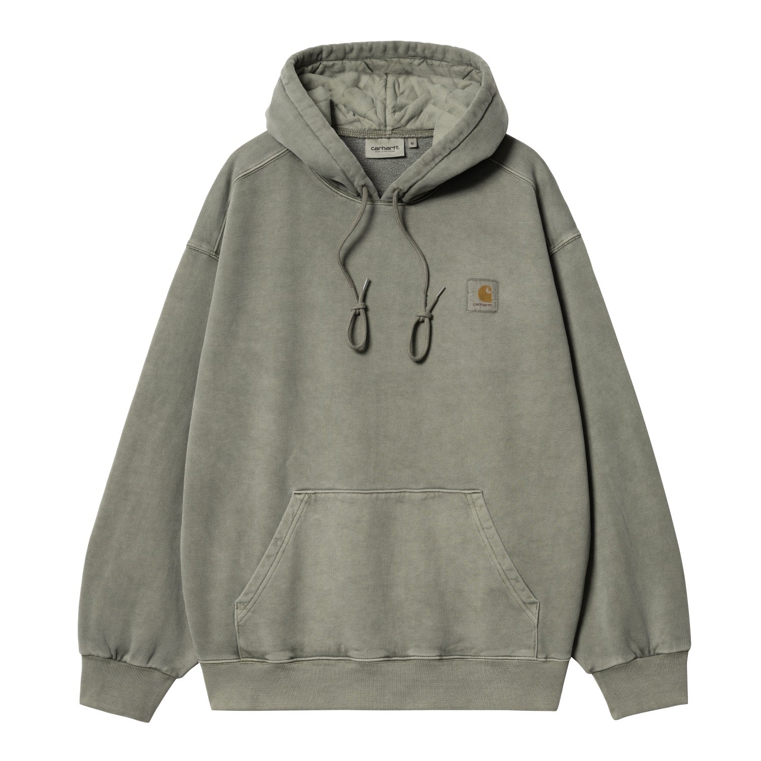 HOODED VISTA SWEATSHIRT - Smoke Green (garment dyed)