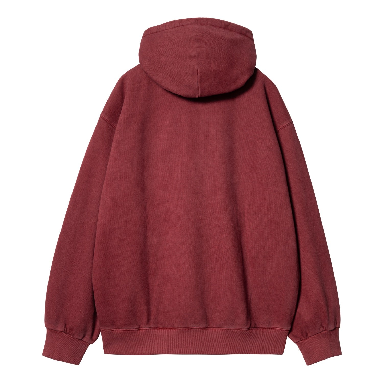 HOODED VISTA SWEAT - Scarlet (garment dyed)