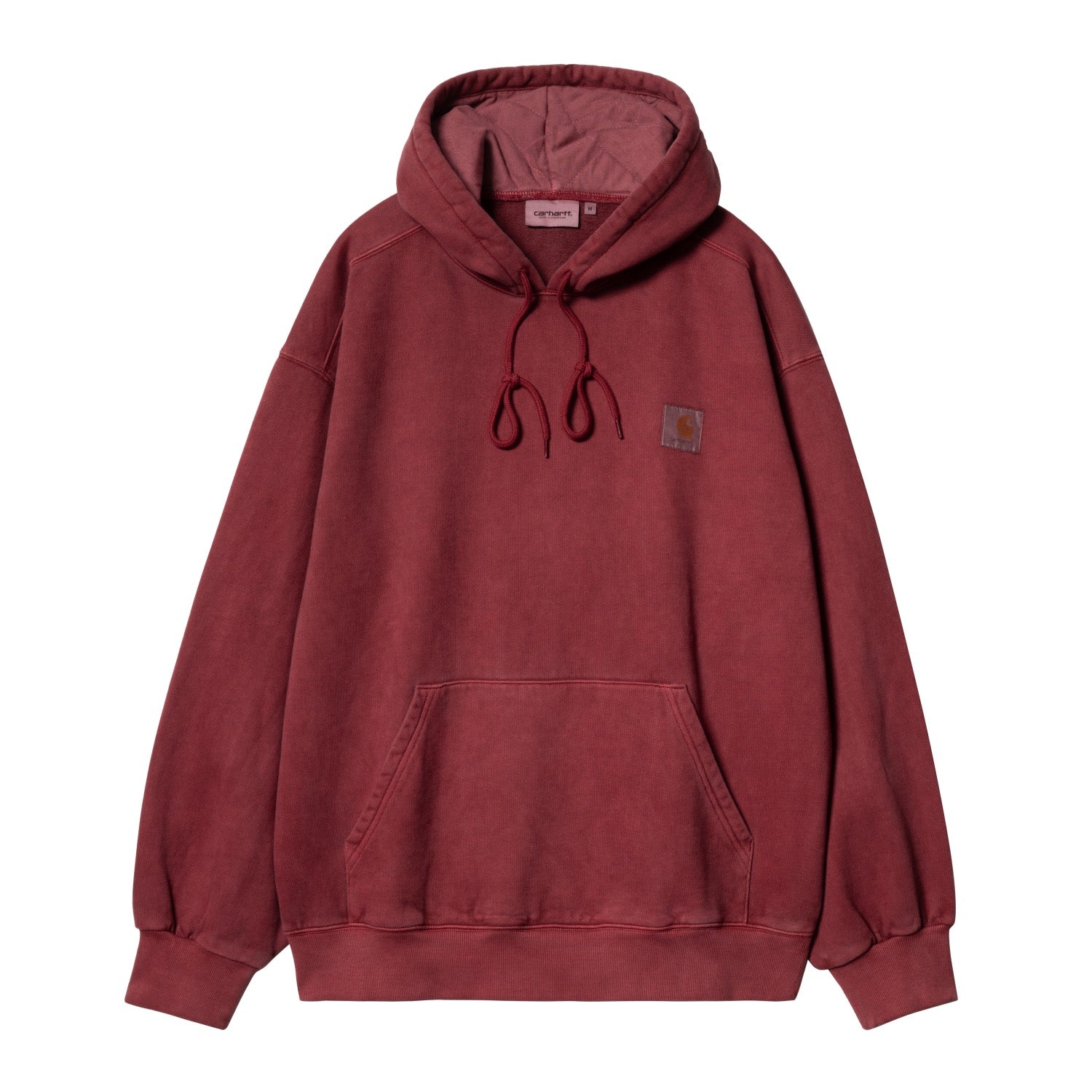 HOODED VISTA SWEAT - Scarlet (garment dyed) 1