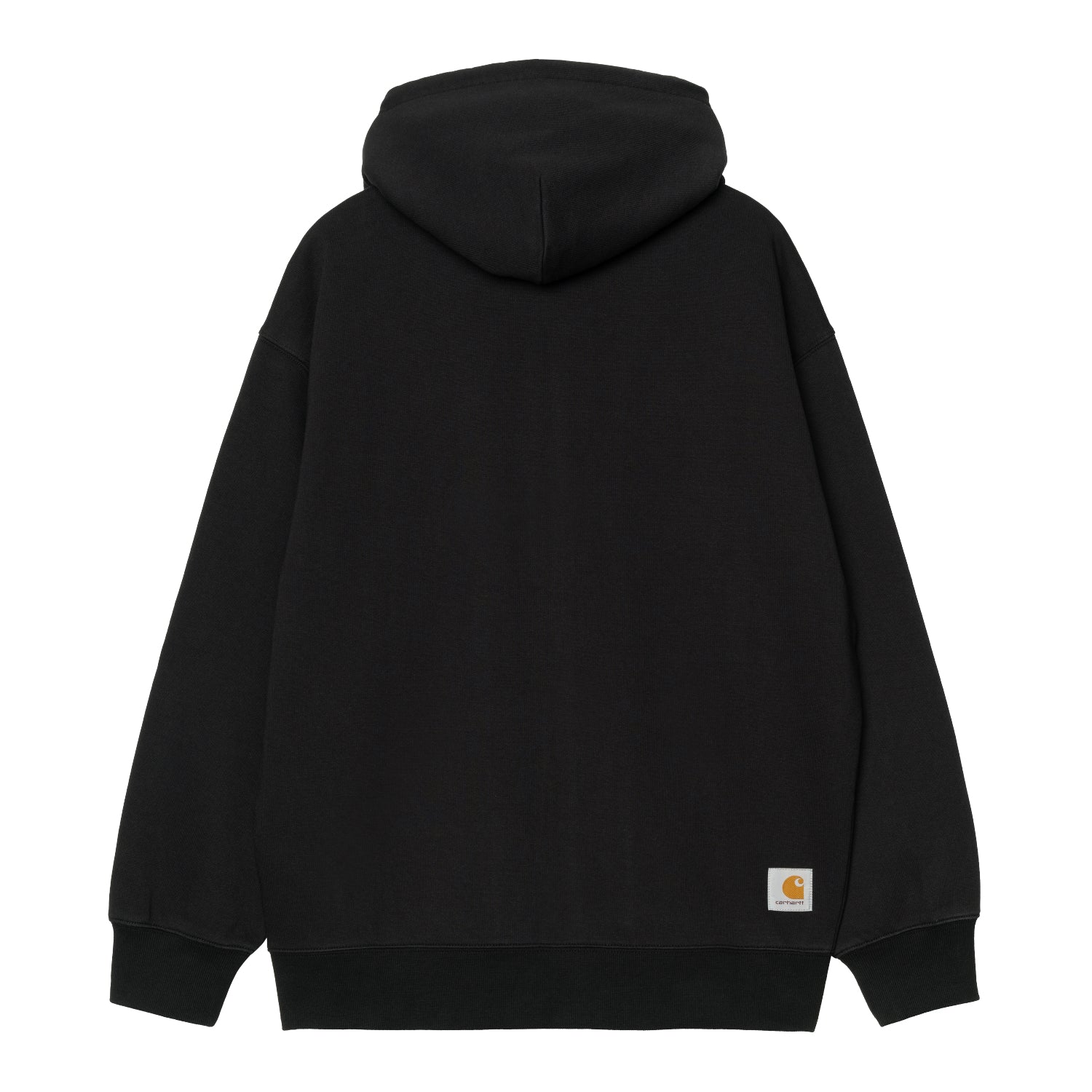 HOODED WIP SWEAT JACKET - Black (stone washed)