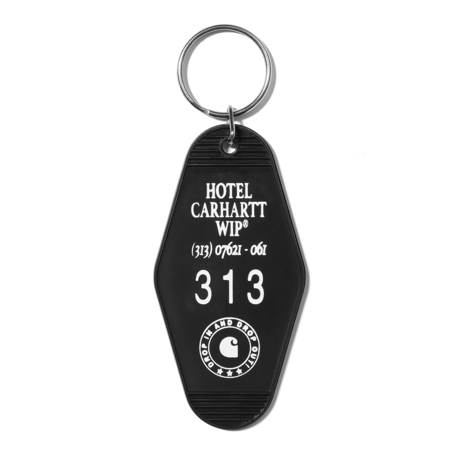 HOTEL KEYS KEYCHAIN - Black / White