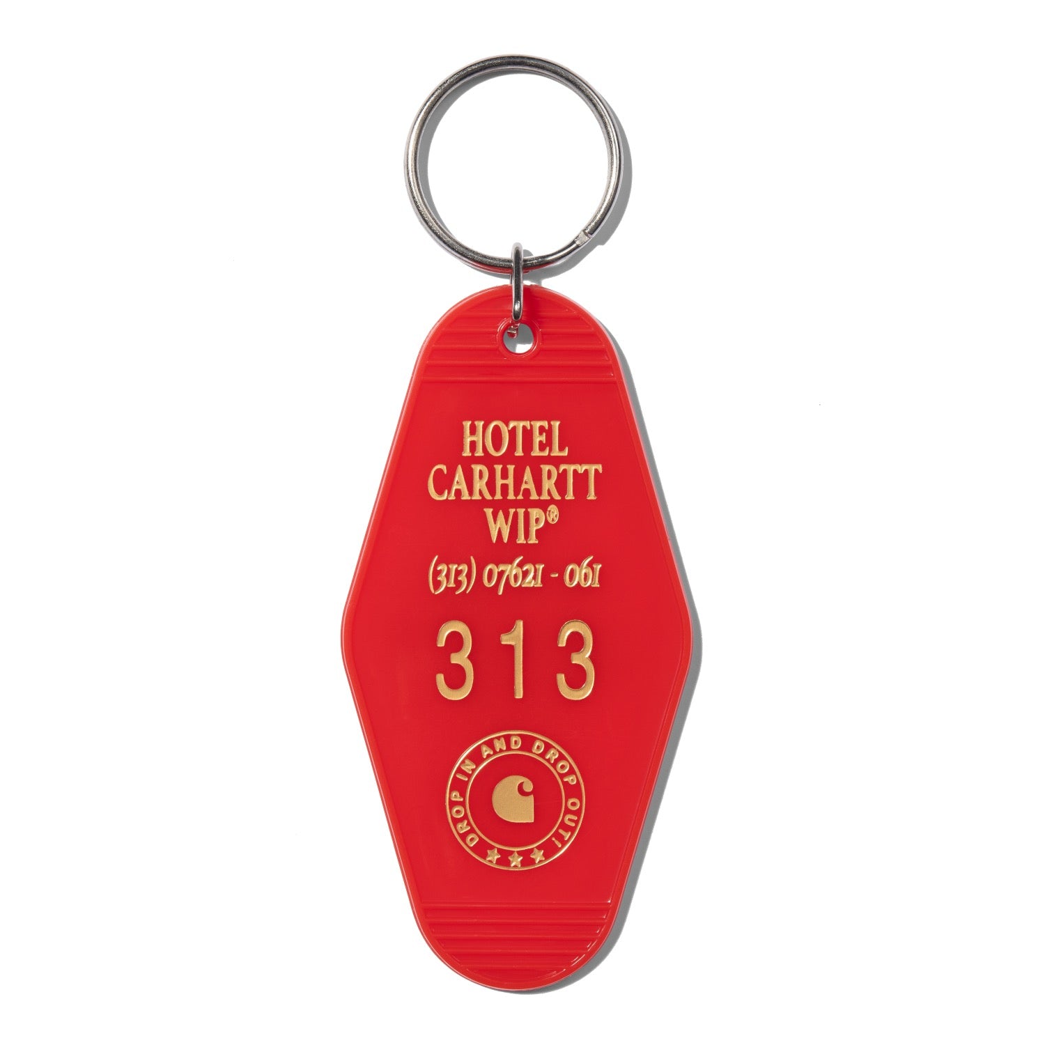 HOTEL KEYS KEYCHAIN - Scarlet / Winter Spice