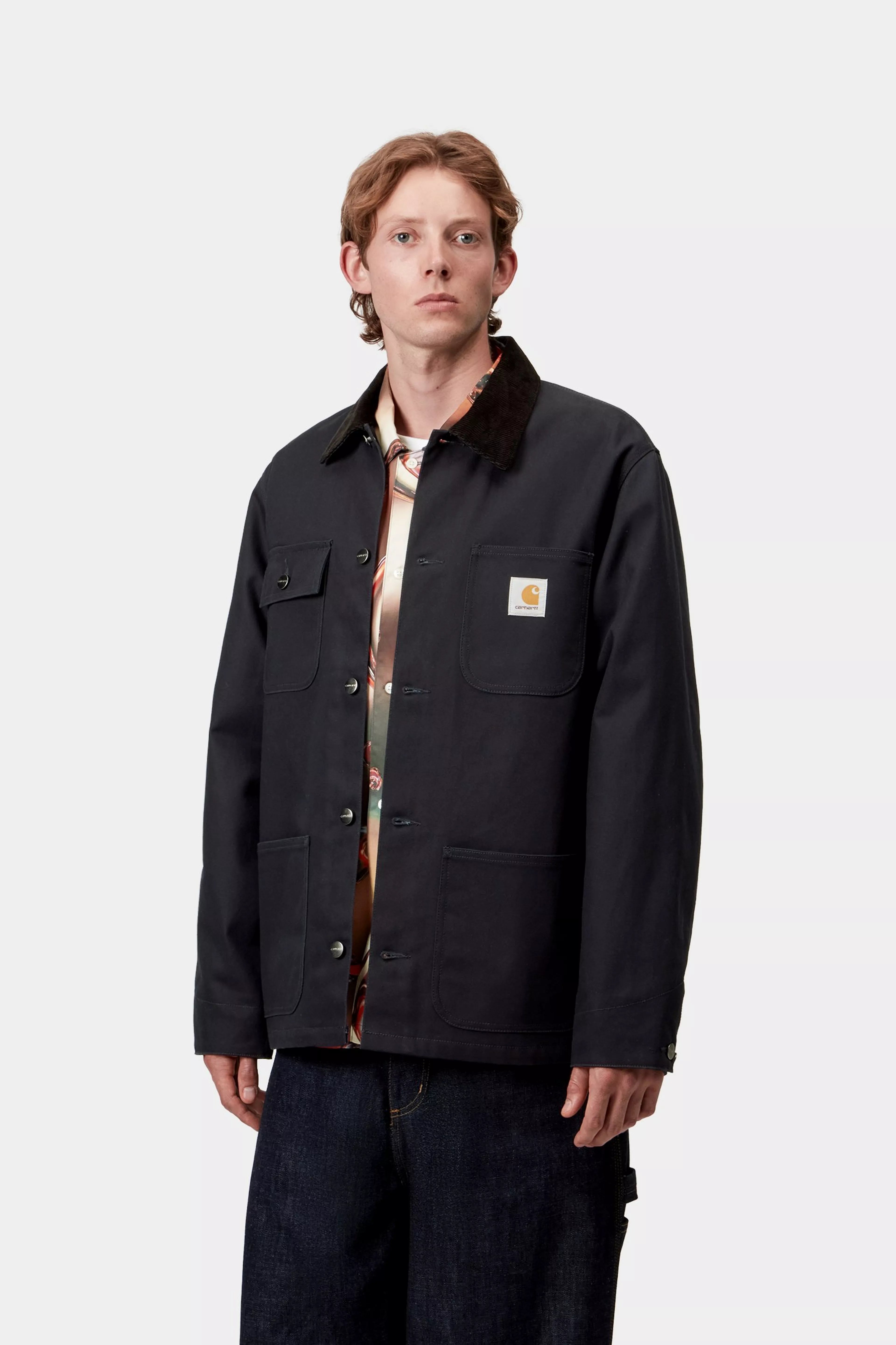 MICHIGAN COAT  - Dark Navy / Black (rigid)