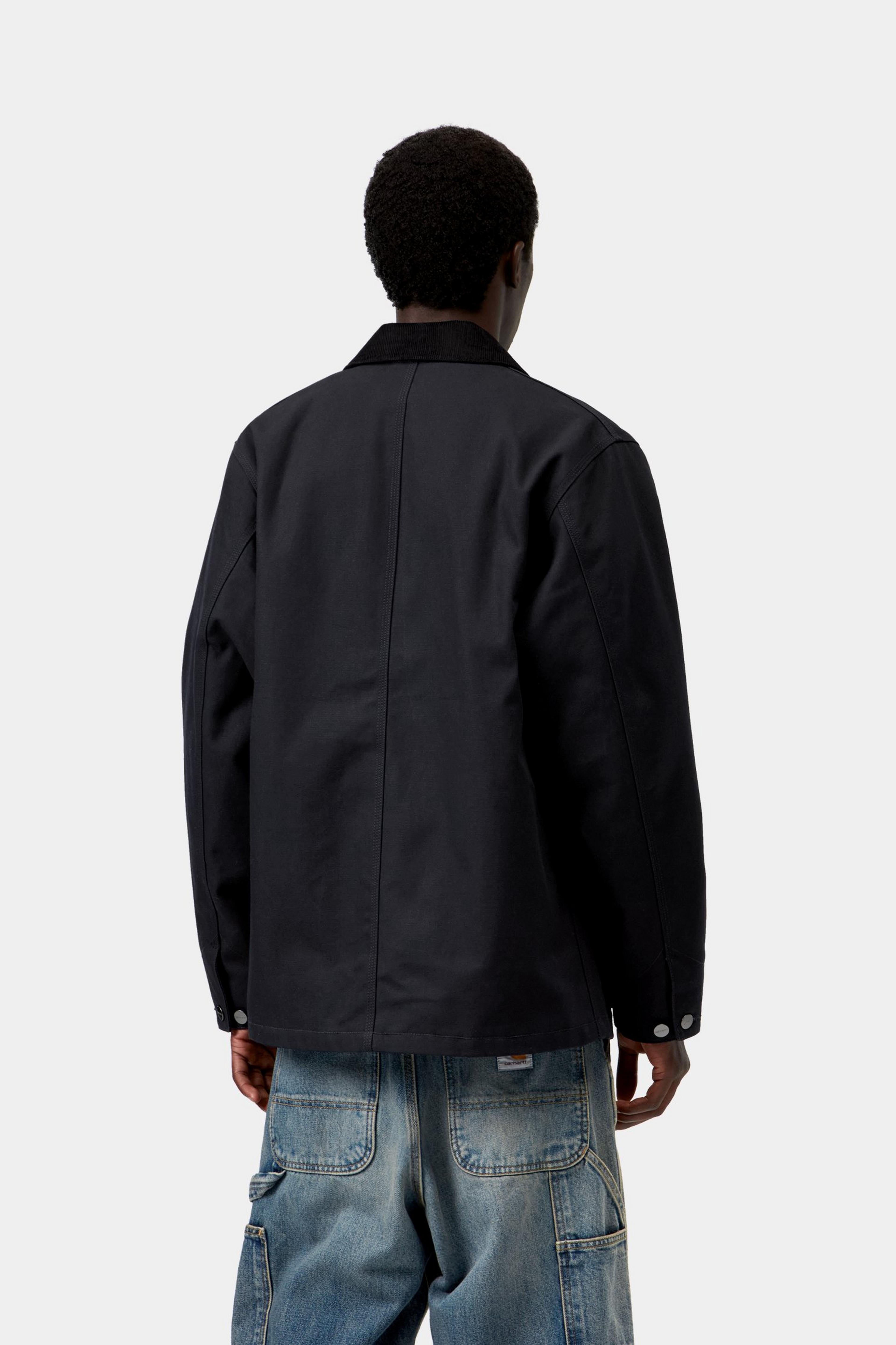 Michigan Coat - Dark Navy / Black rigid 3