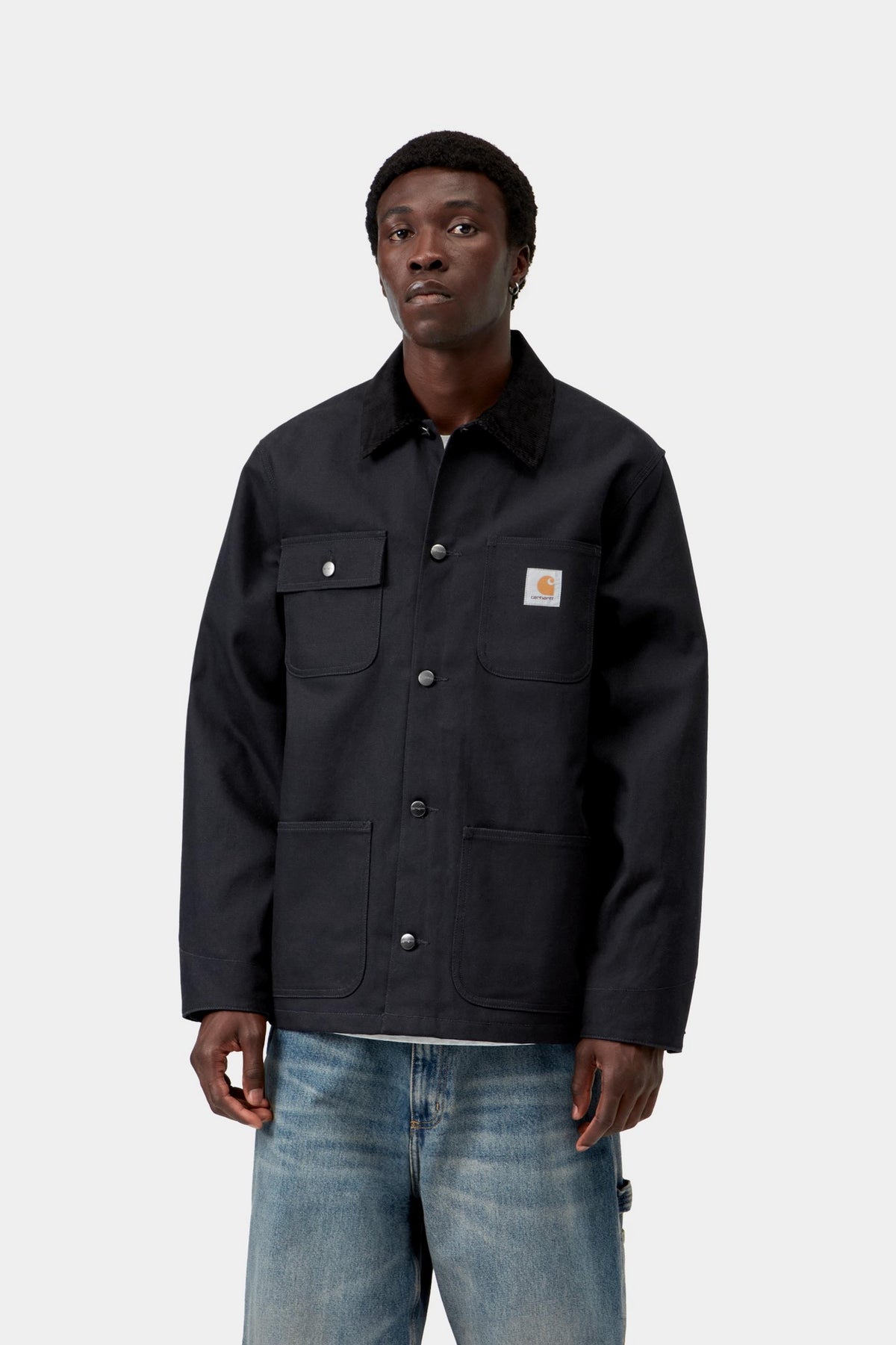 Michigan Coat - Dark Navy / Black rigid
