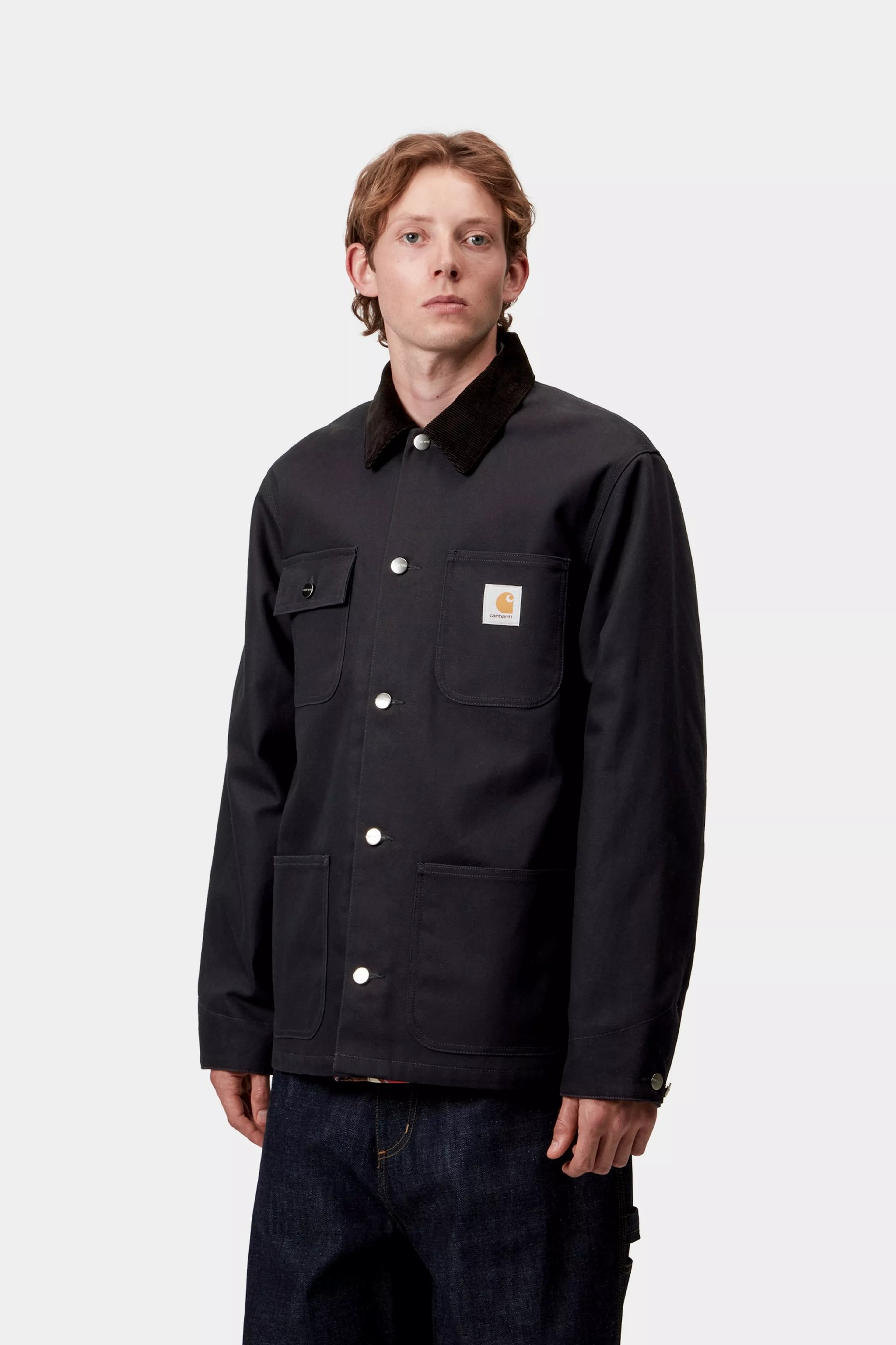 MICHIGAN COAT  - Dark Navy / Black (rigid)