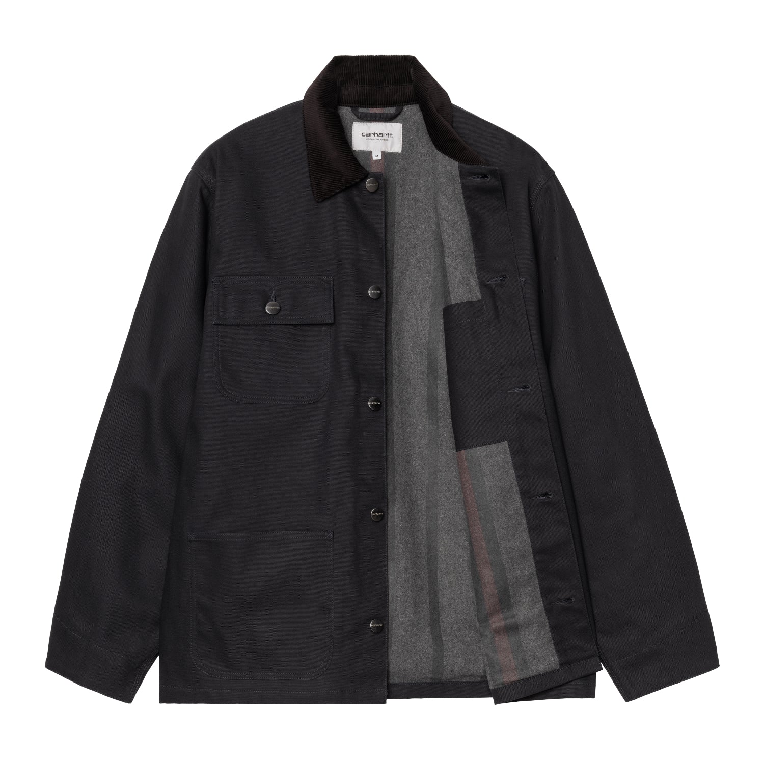 Michigan Coat - Dark Navy / Black rigid 7