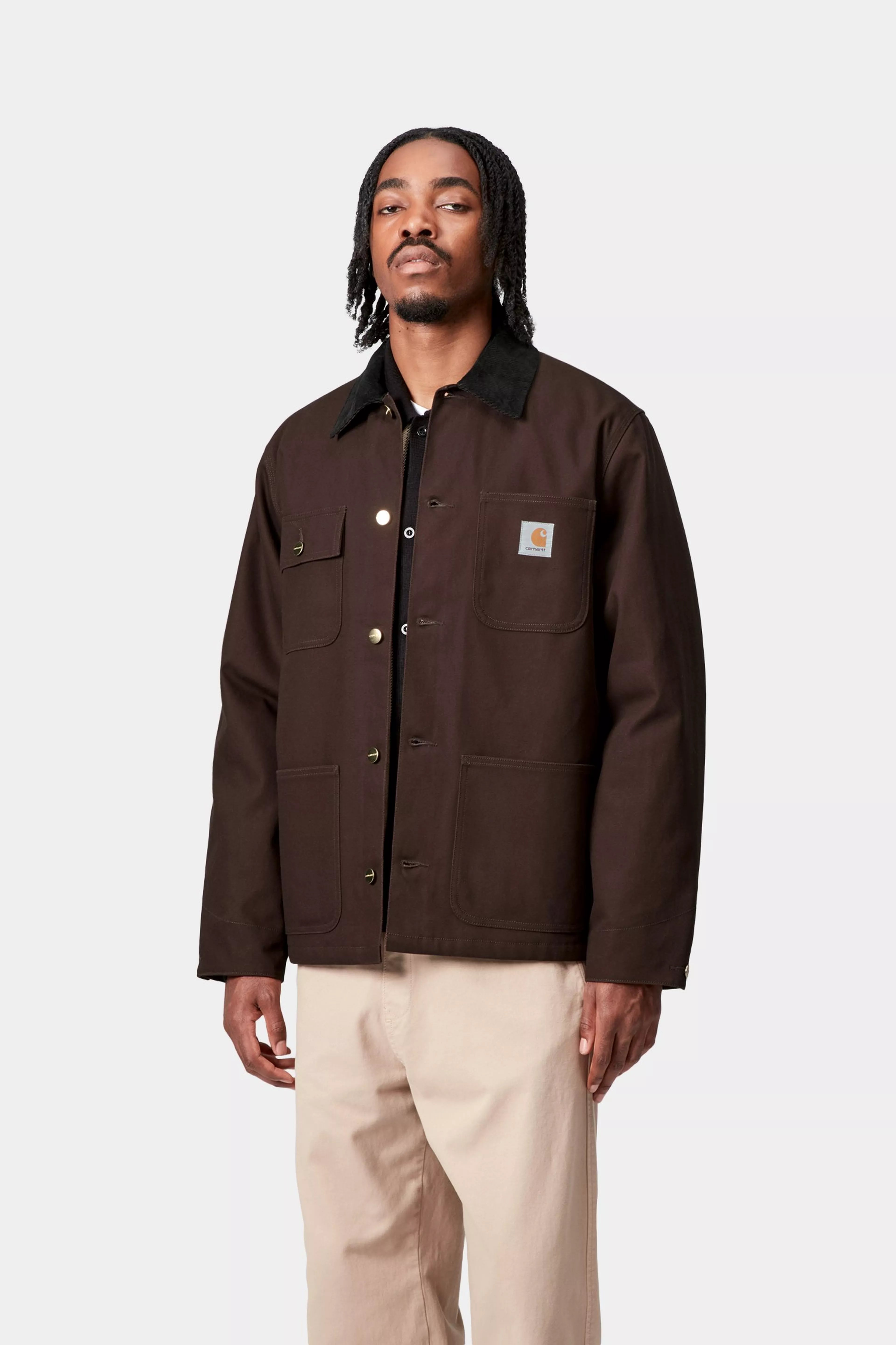 MICHIGAN COAT  - Tobacco / Black (rigid)