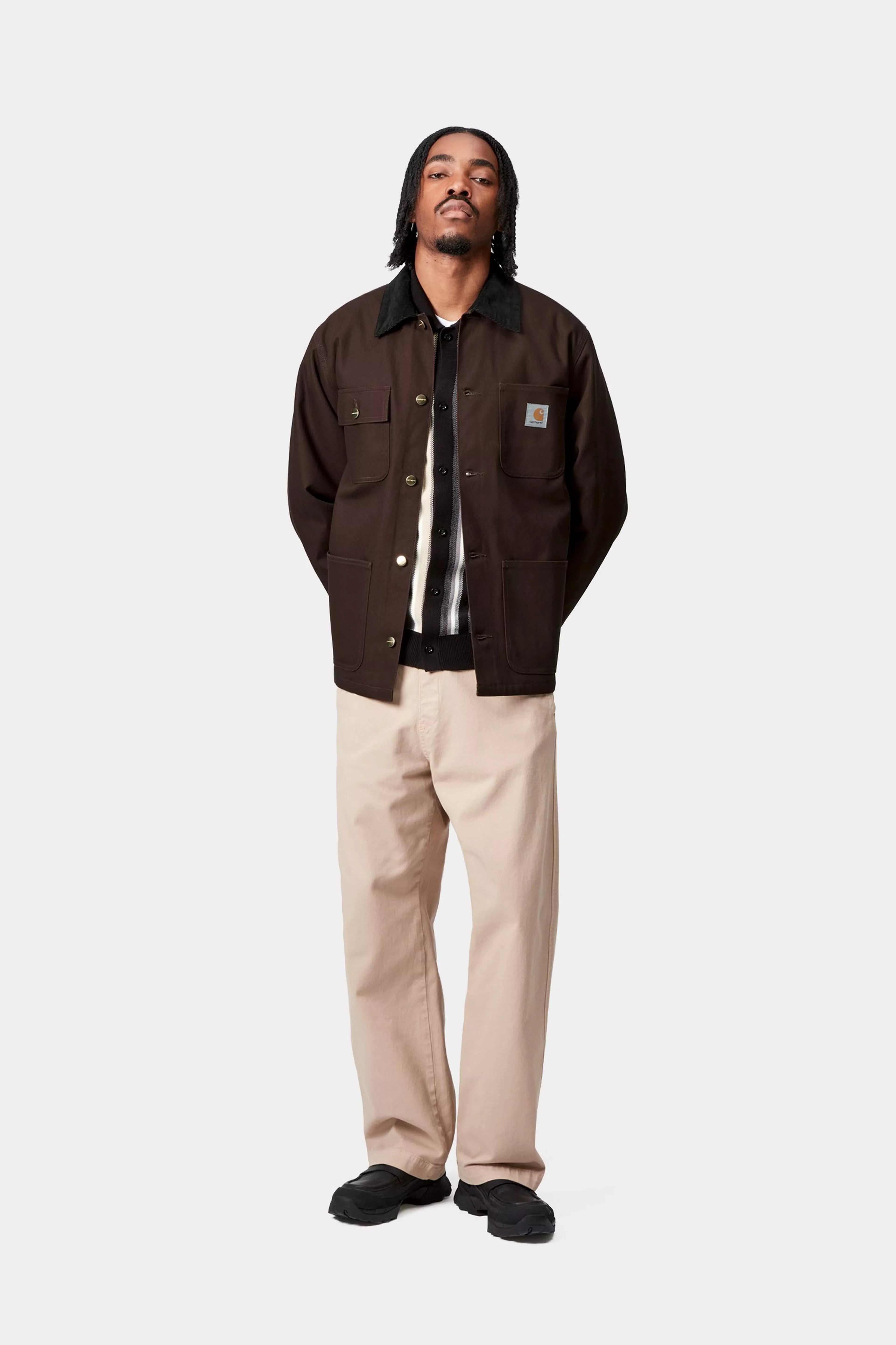 MICHIGAN COAT  - Tobacco / Black (rigid)